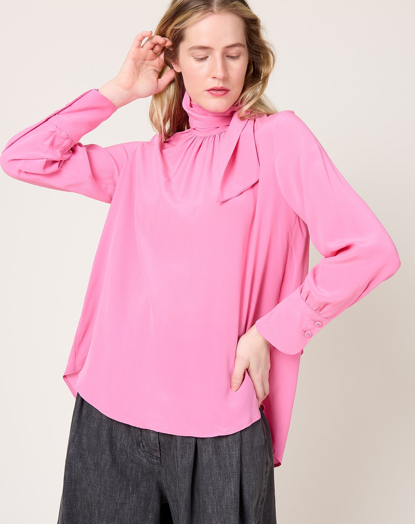Rachel Comey Tie Rite Top in Pink