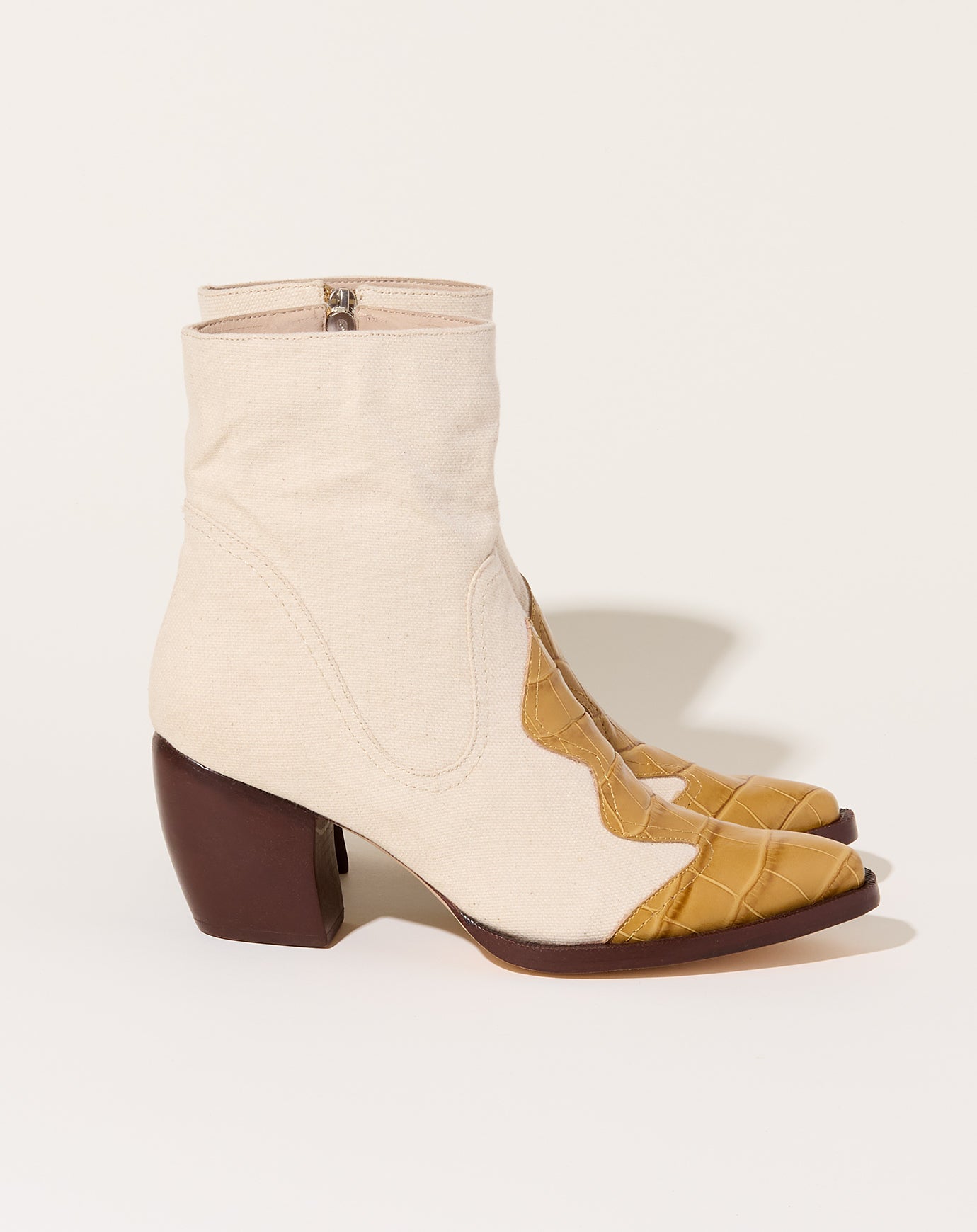 Rachel Comey Winnie Boot in Mustard Croc