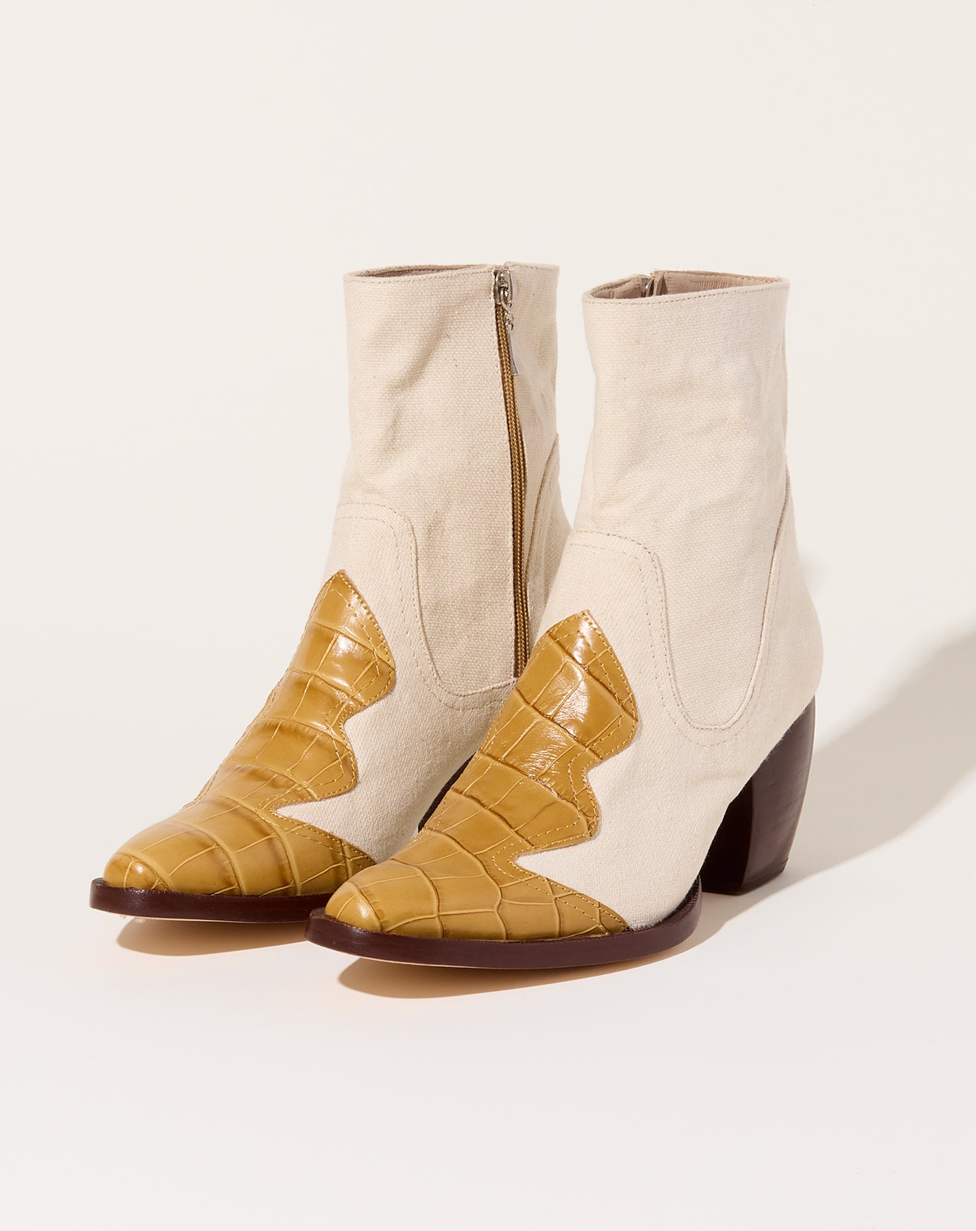 Rachel Comey Winnie Boot in Mustard Croc