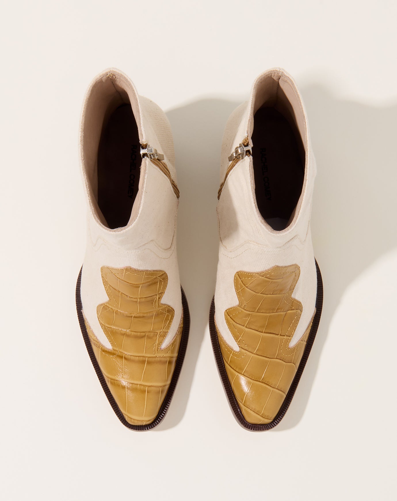 Rachel Comey Winnie Boot in Mustard Croc