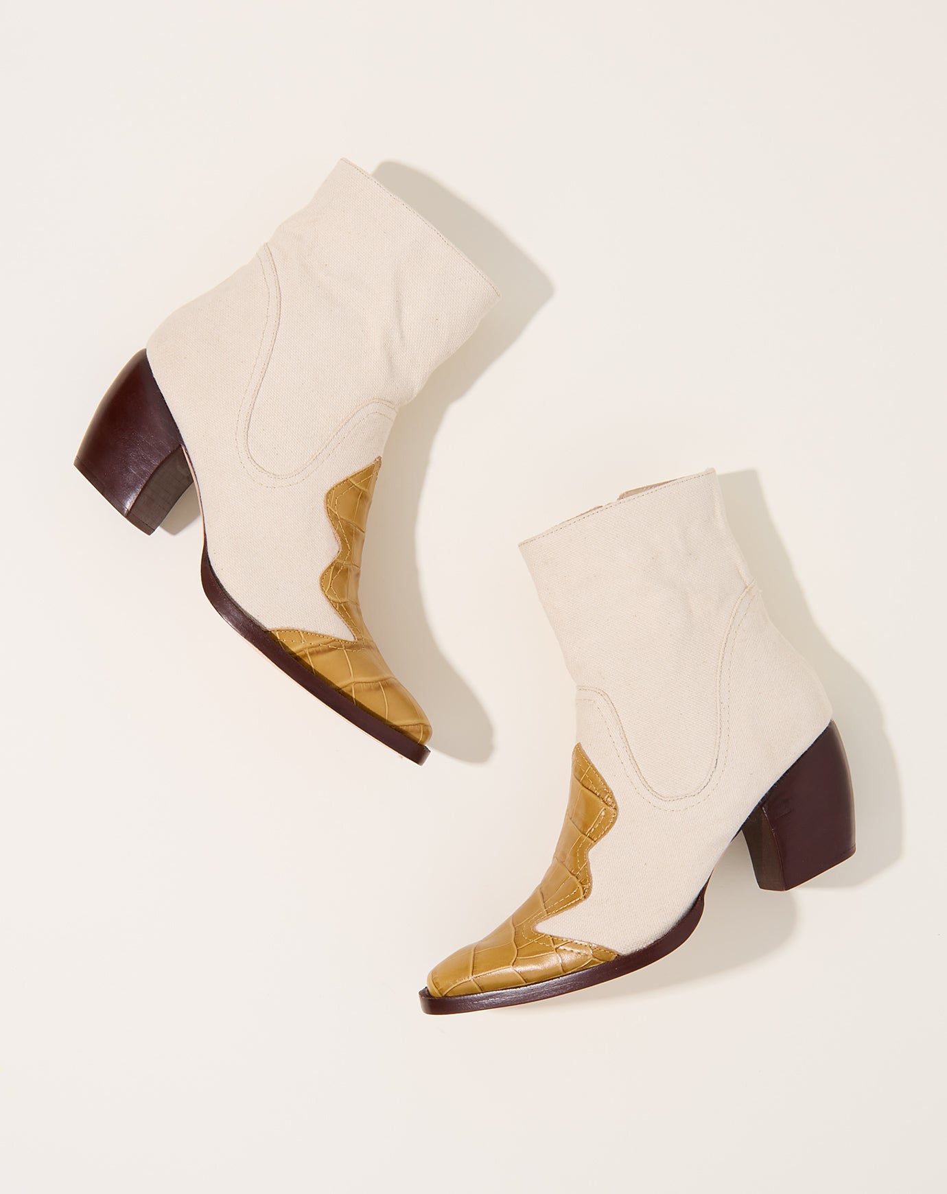 Rachel Comey Winnie Boot in Mustard Croc