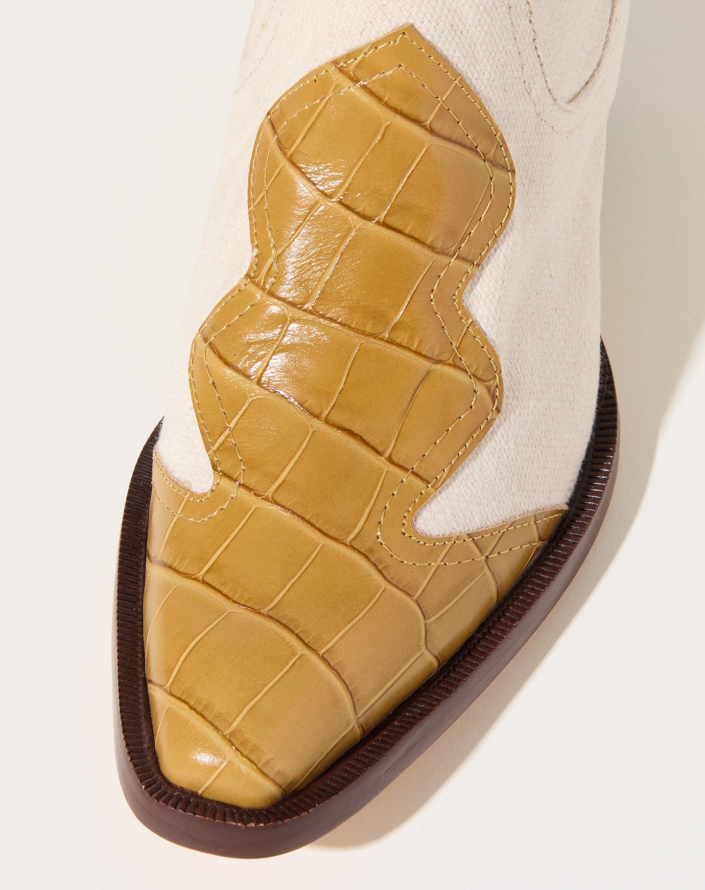 Rachel Comey Winnie Boot in Mustard Croc