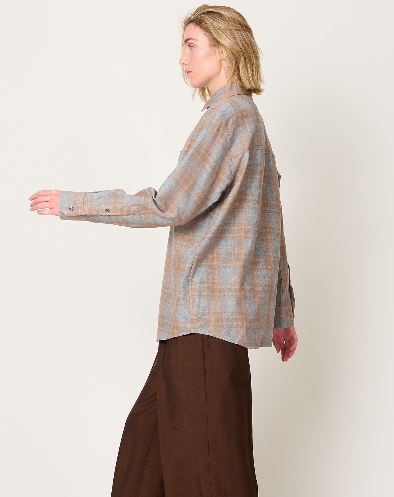 Róhe Powder Check Shirt