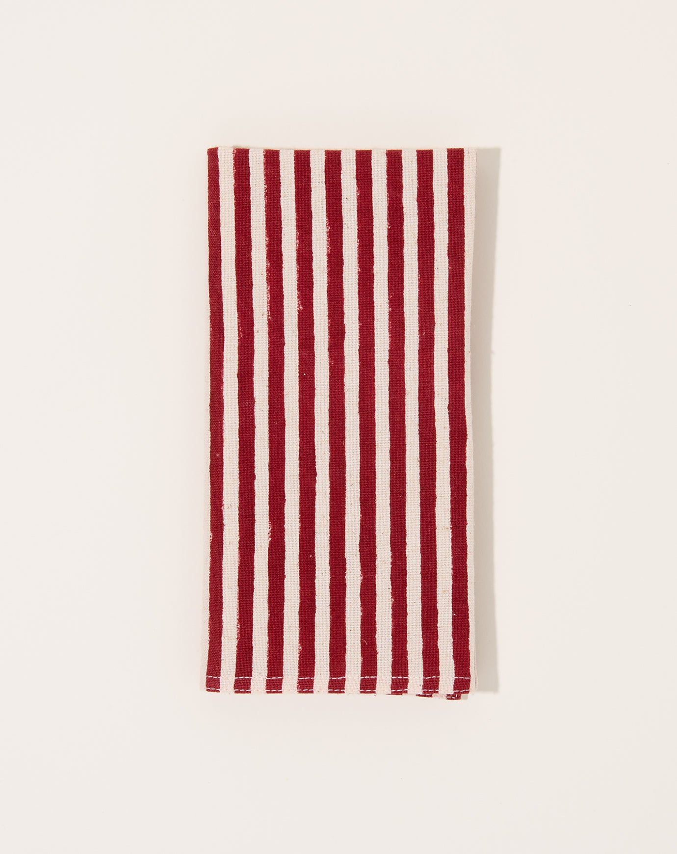 Soil to Studio Shabnam Block Printed Table Napkins in Red