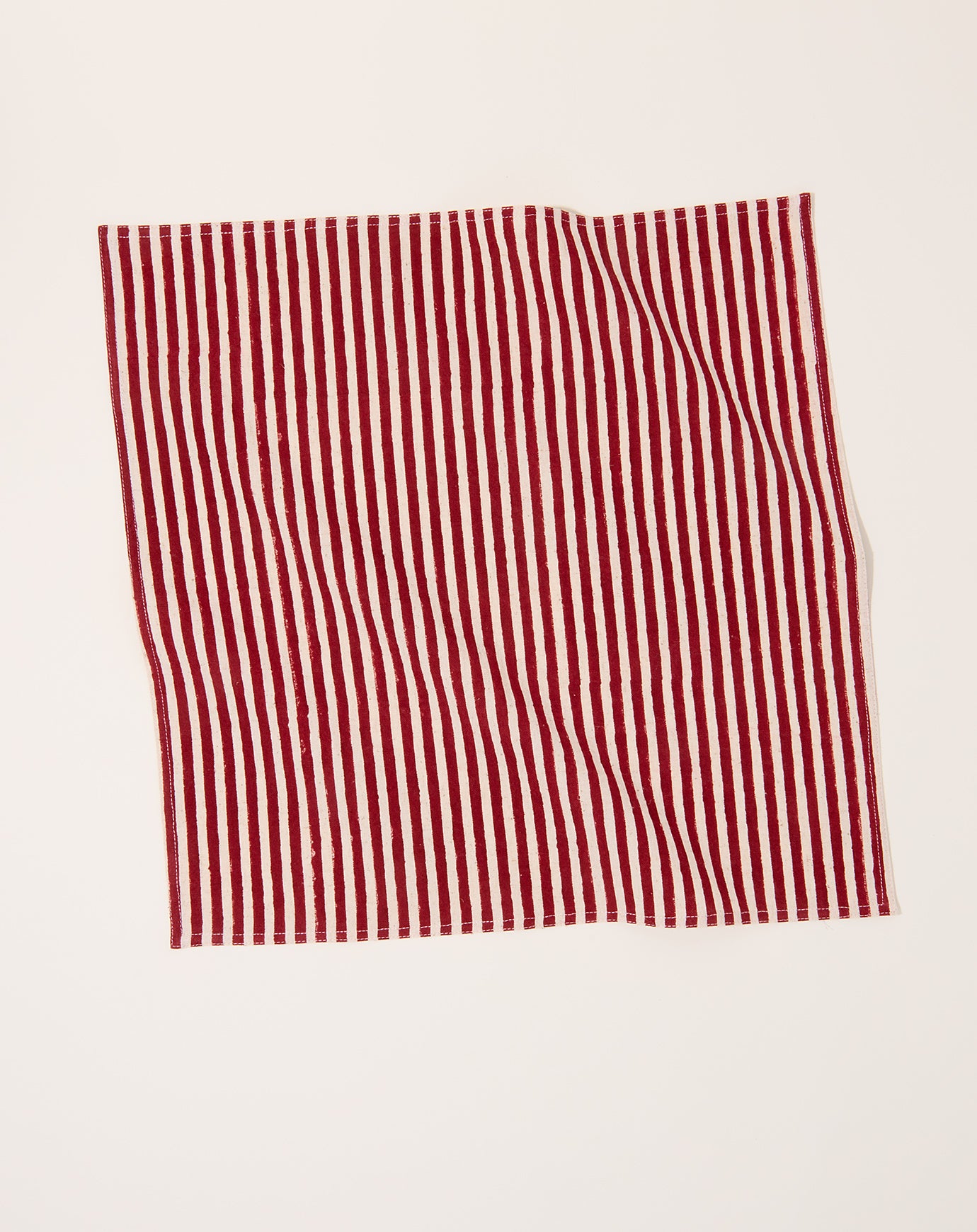 Soil to Studio Shabnam Block Printed Table Napkins in Red