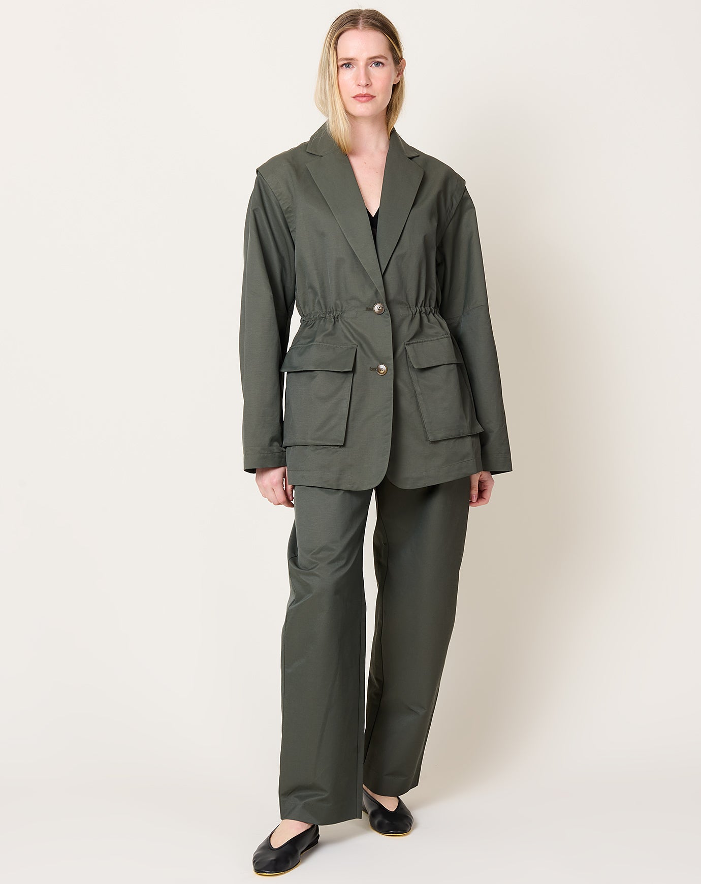 St. Agni Hybrid Utility Jacket in Kalamata