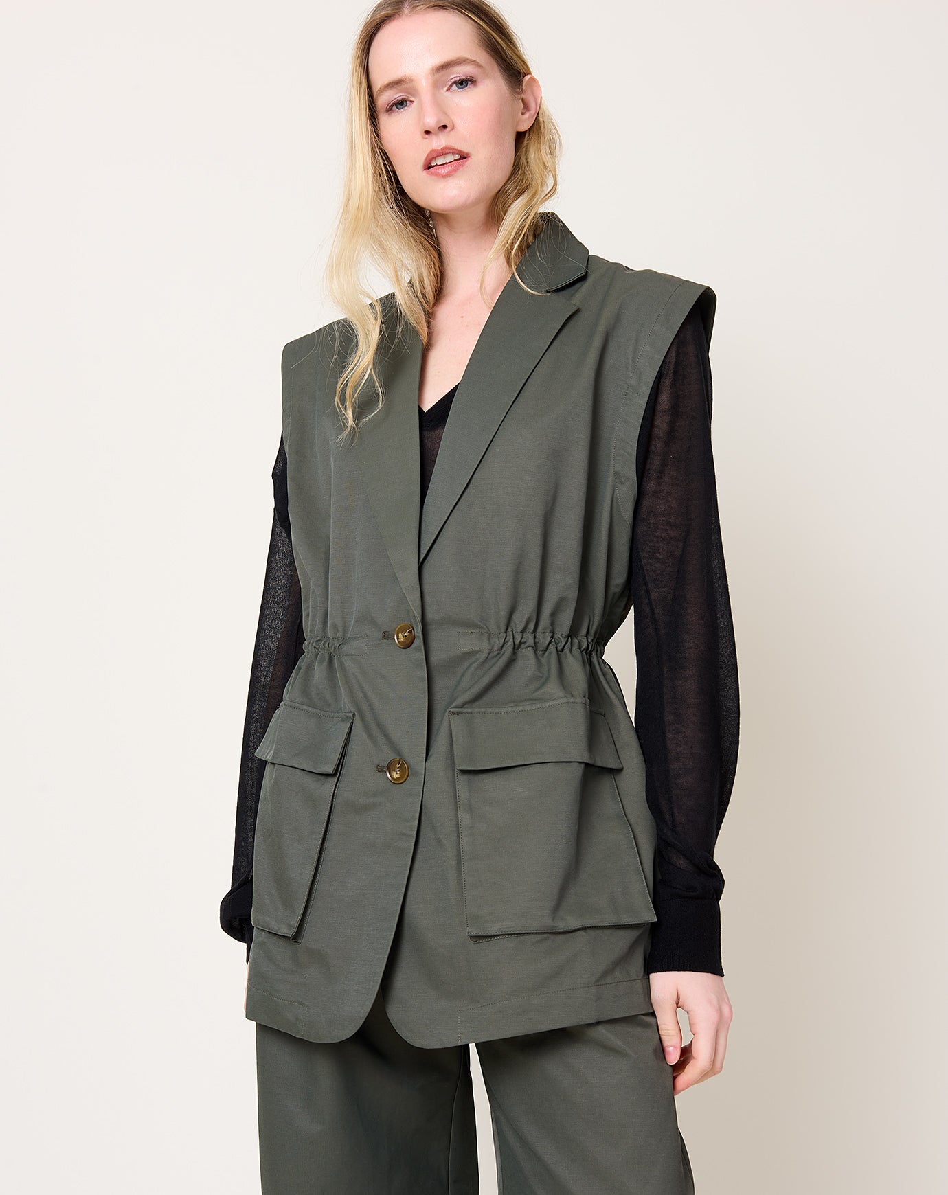 St. Agni Hybrid Utility Jacket in Kalamata
