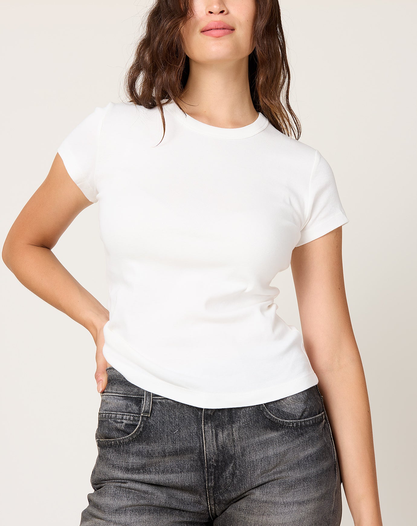 St. Agni Organic Cotton Baby Tee in White