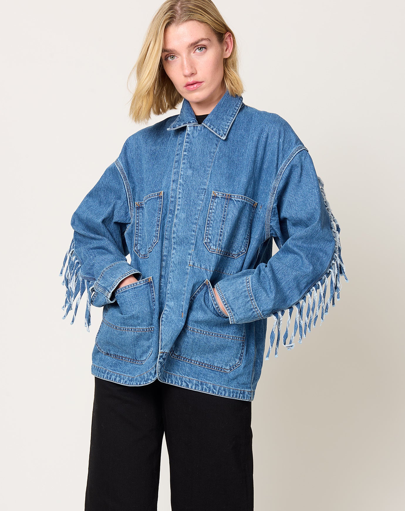TOGA Archives Denim Jacket in Blue
