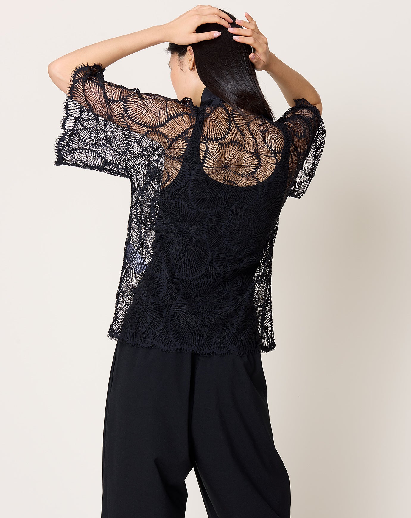 TOGA Archives Lace Blouse in Black