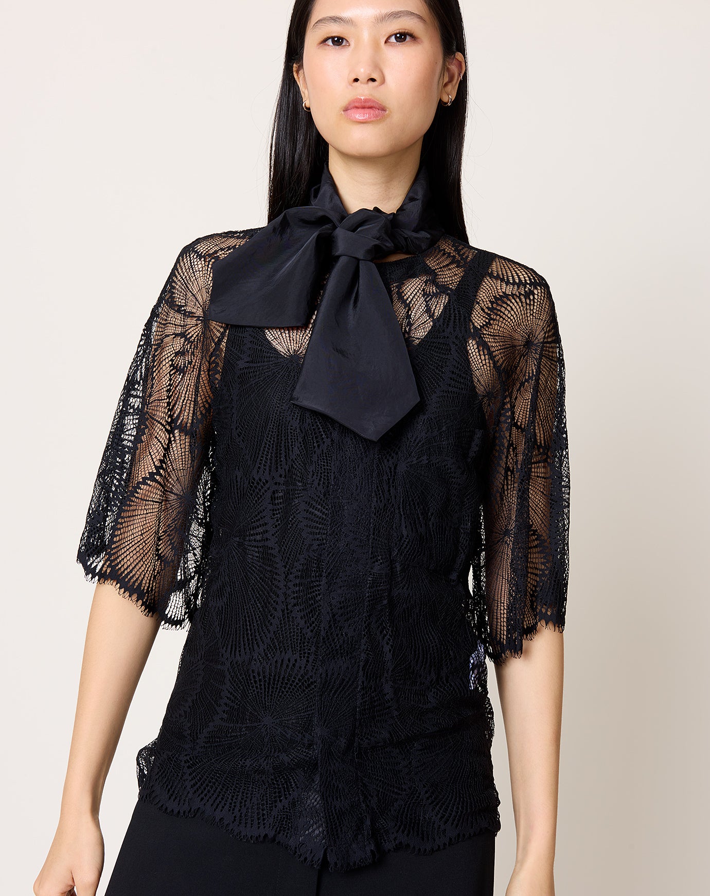 TOGA Archives Lace Blouse in Black