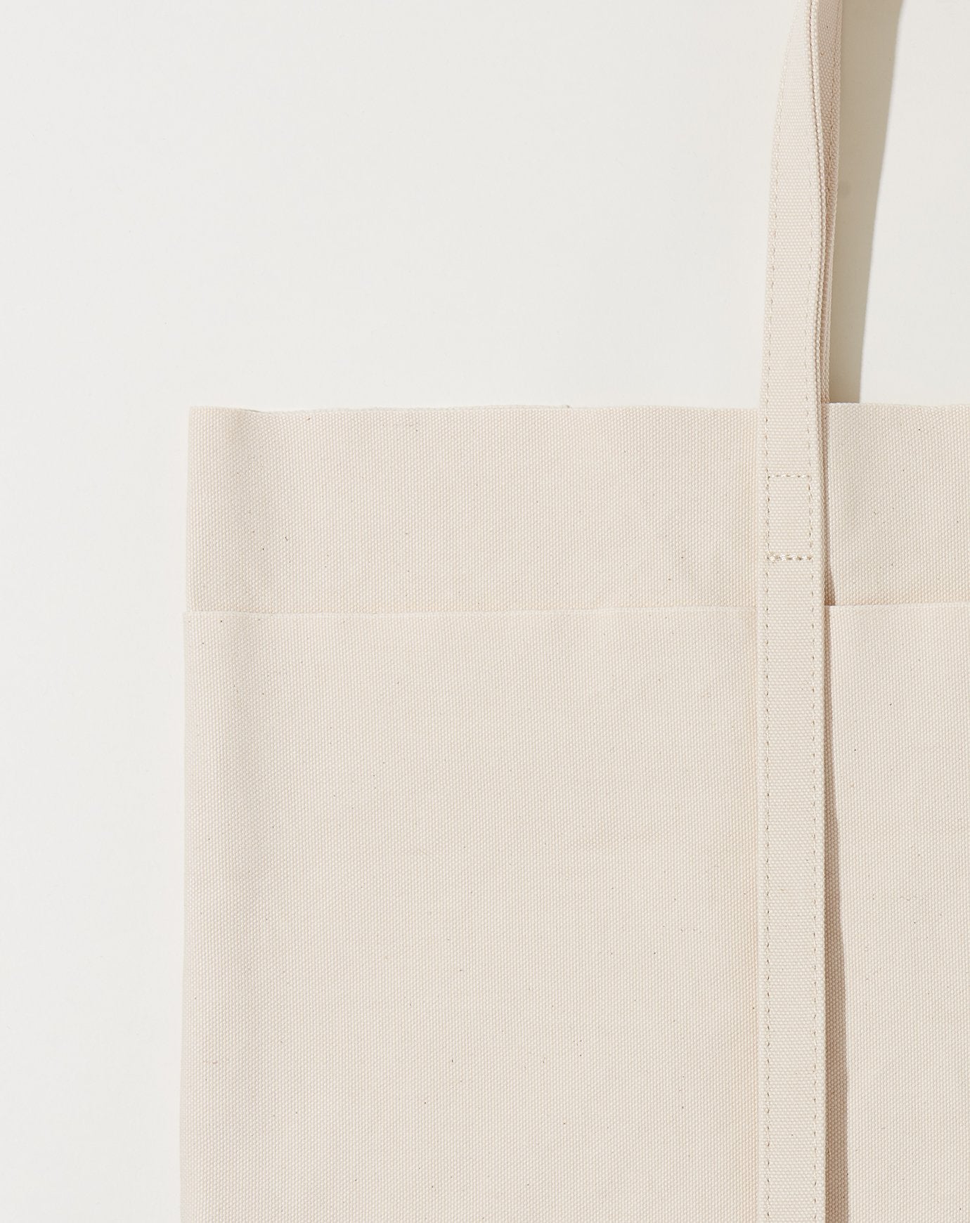 Amiacalva Washed Canvas 6 Pocket Tote in White