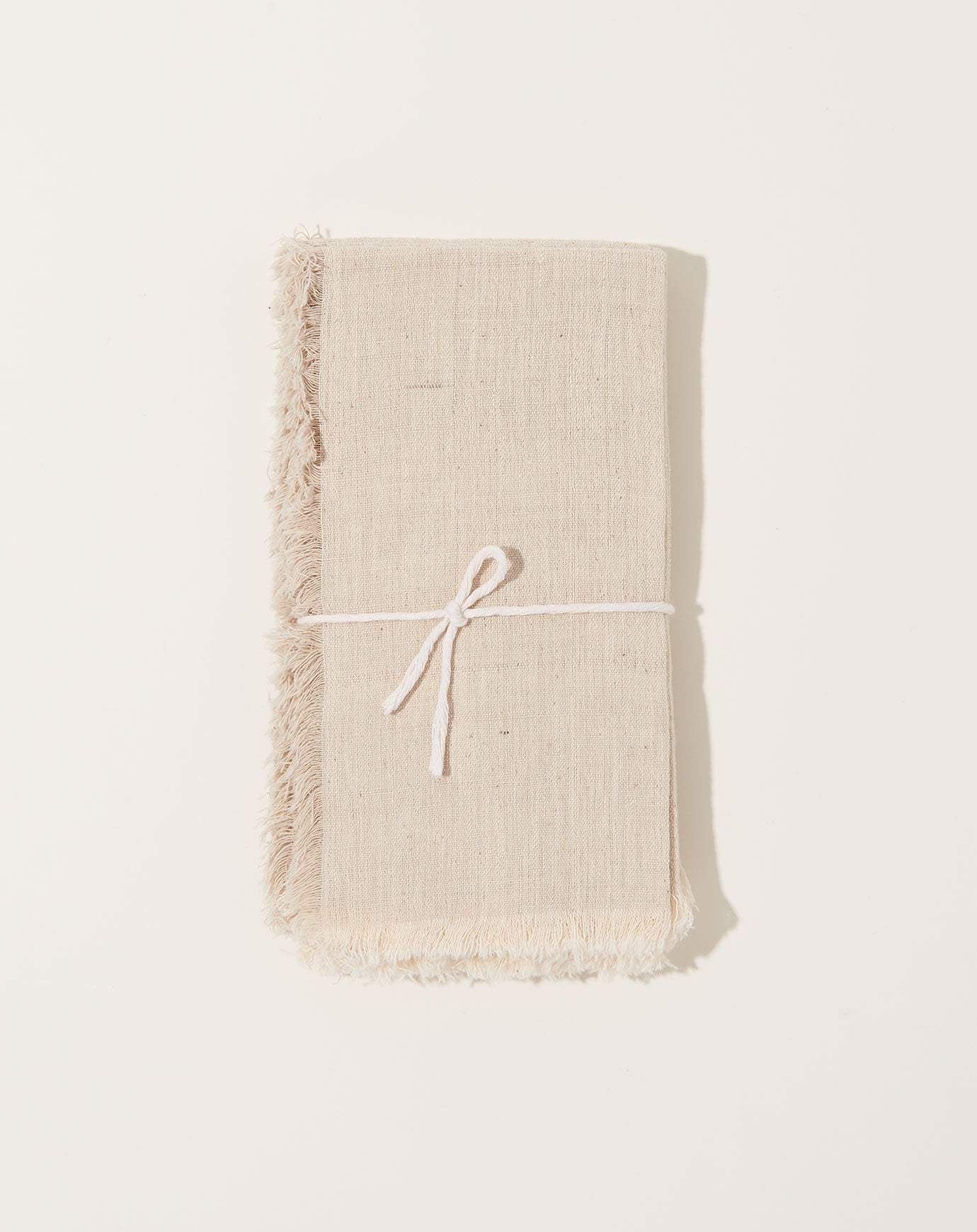 Auntie Oti Natural Dye Napkin Set in Ecru