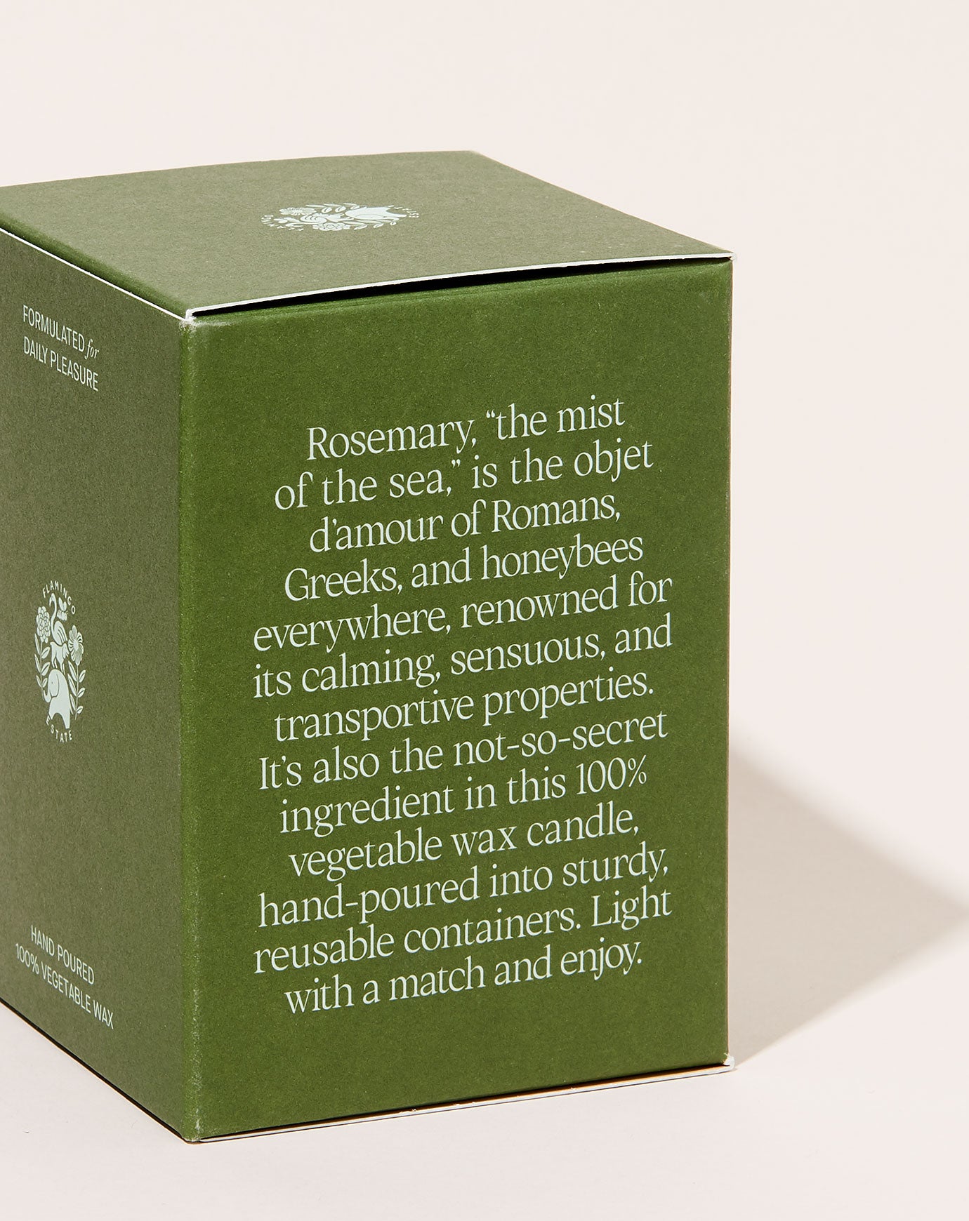 Flamingo Estate Climbing Tuscan Rosemary Candle