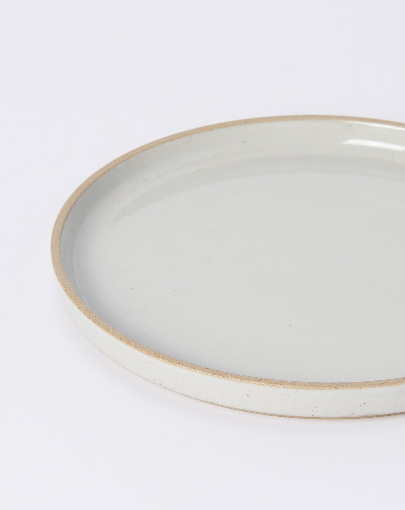 Hasami Porcelain Plate in Gloss Grey