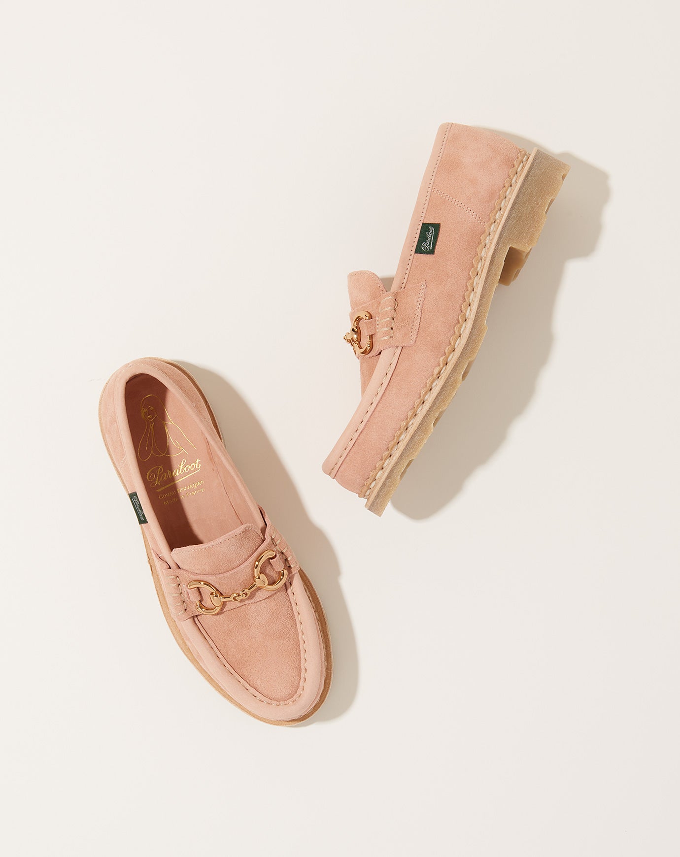 Paraboot Vincennes in Velours Nude