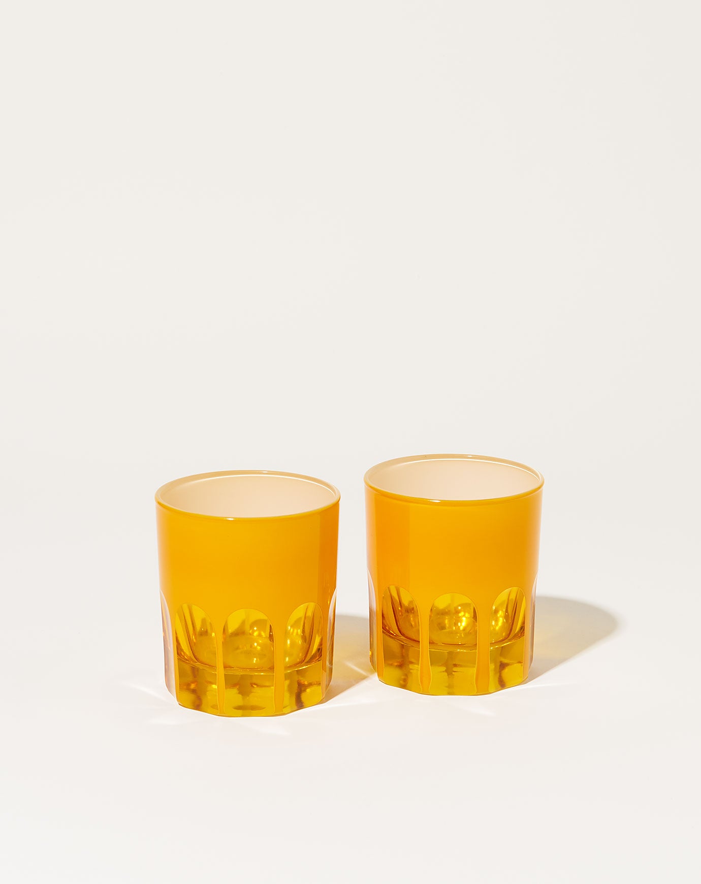 Sir Madam Rialto Glass Old Fashioned Set in Saffron