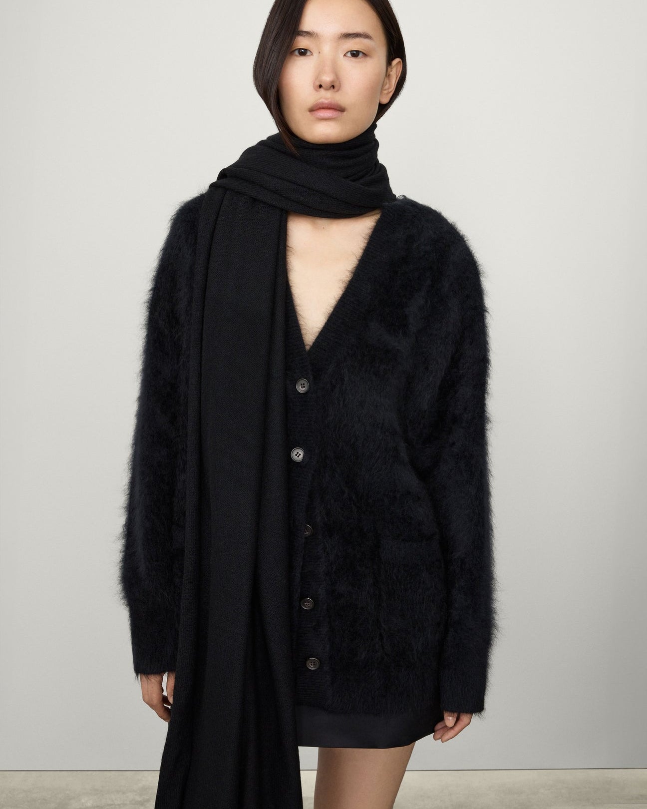 Lisa Yang Paris Scarf in Black