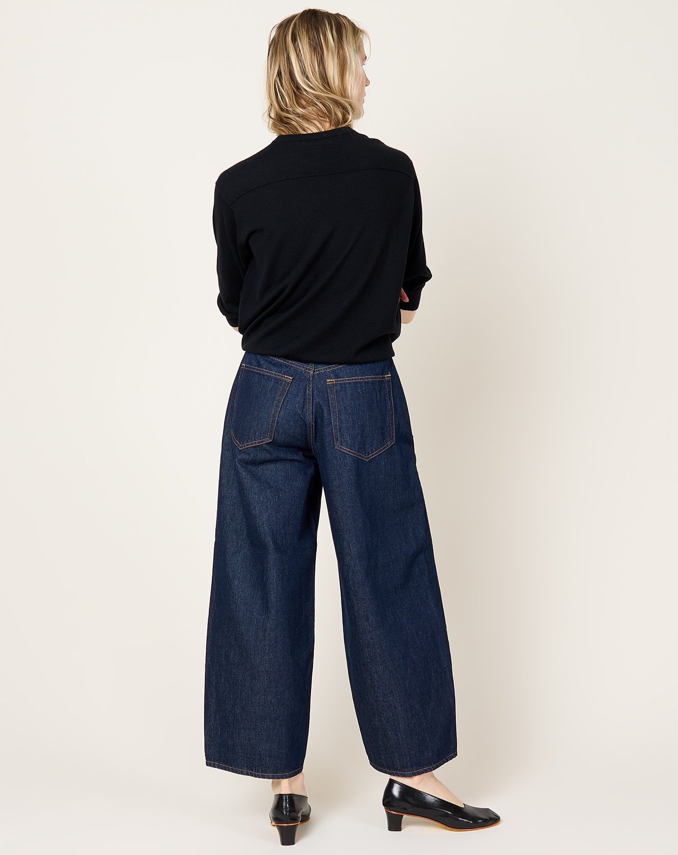 6397 Cropped Roomy Jean in Rinsed Raw