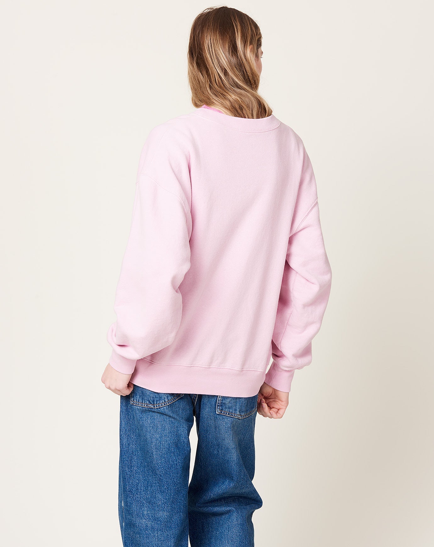 6397 Deb Sweatshirt in Pink Chalk