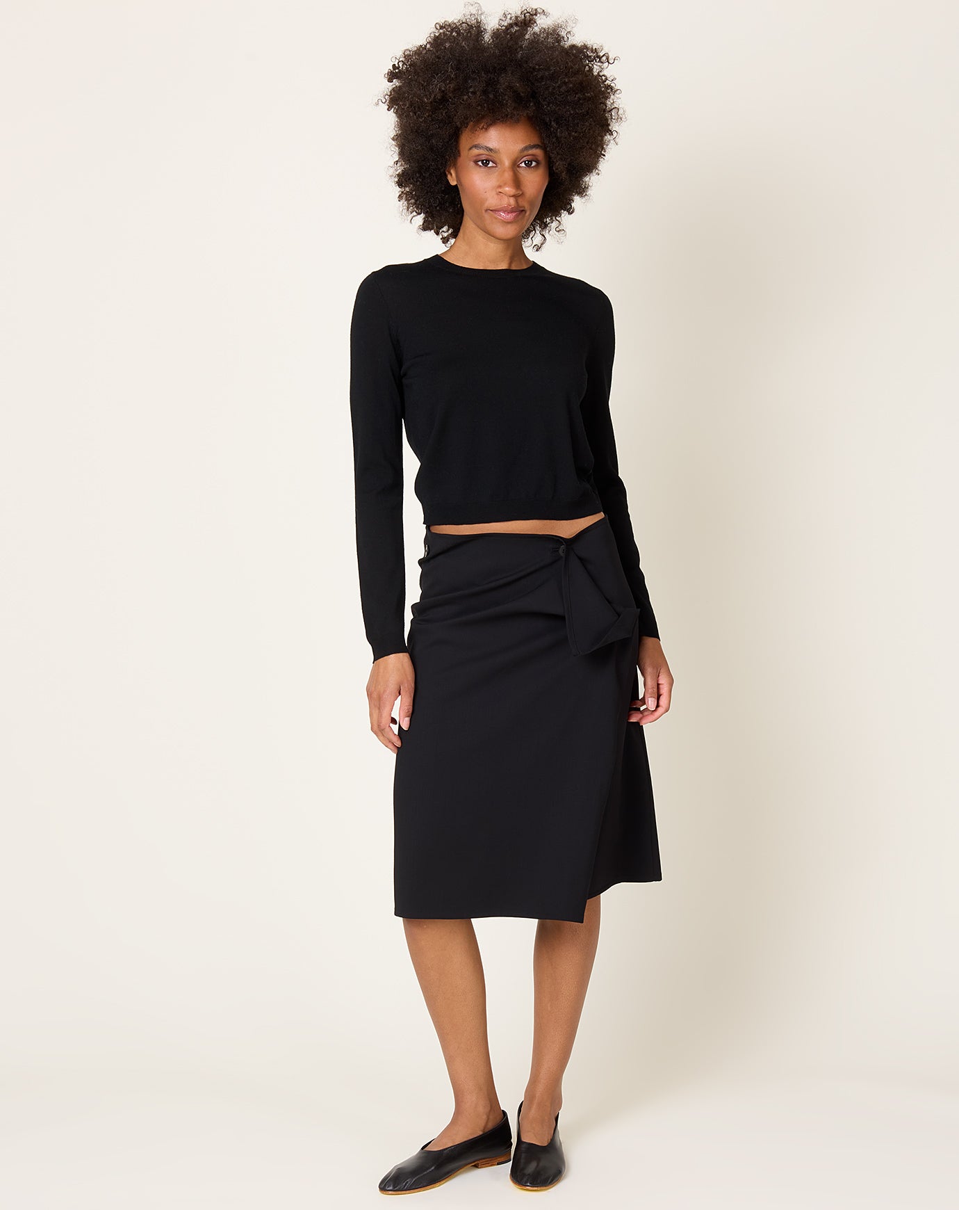 6397 Dog-ear Skirt in Starling