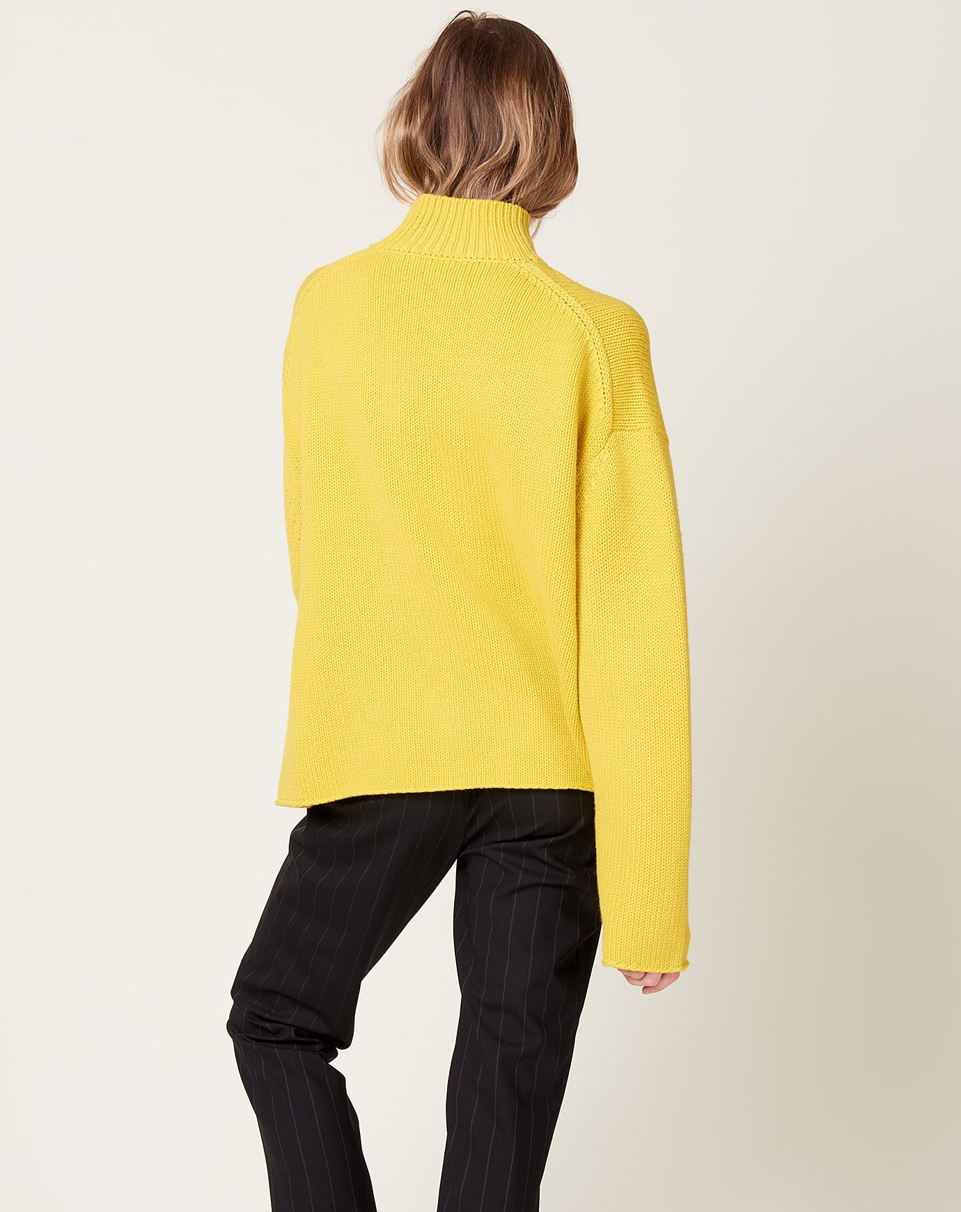 6397 Everyday Mockneck in Yellow