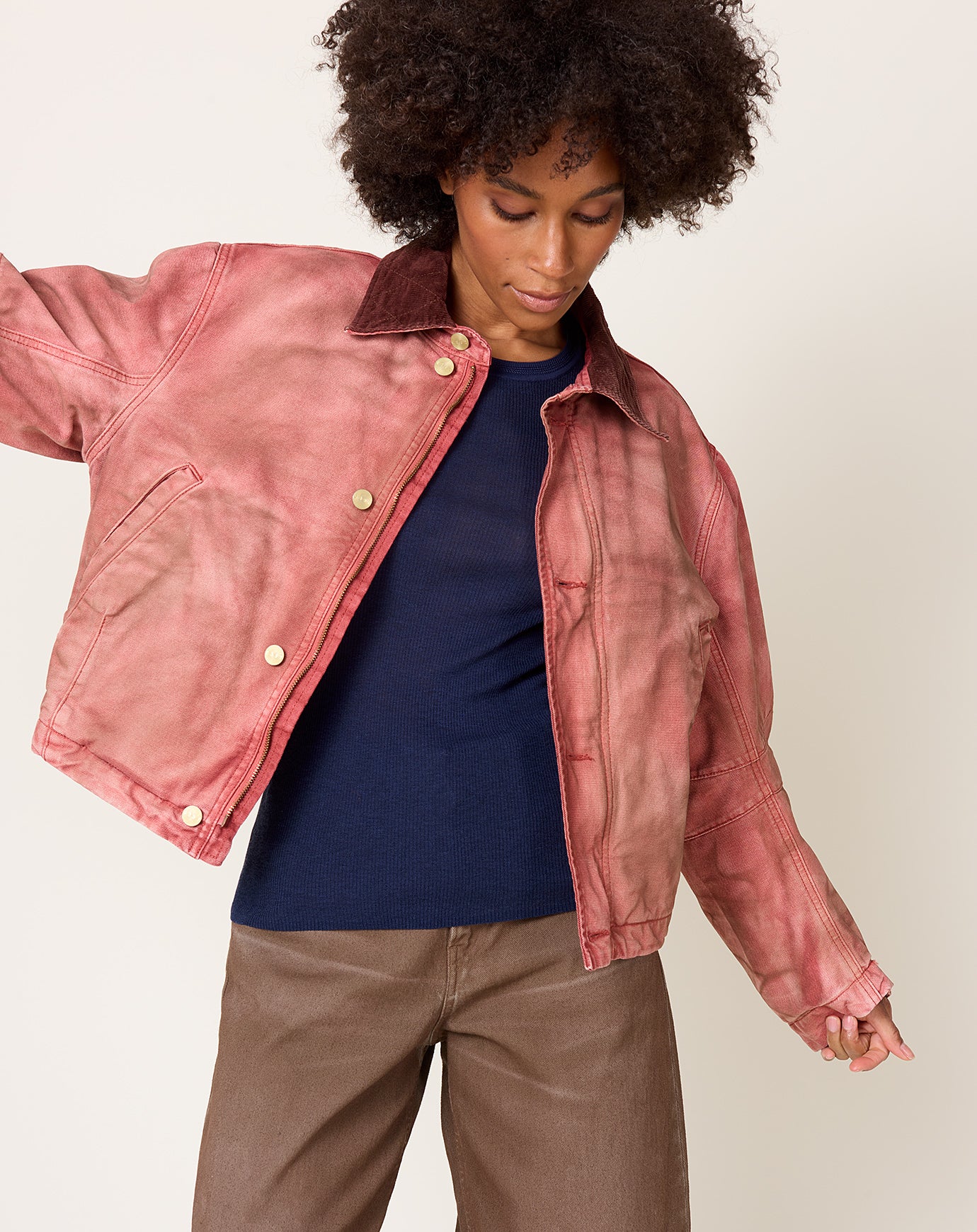 6397 Flight Jacket in Cinnamon