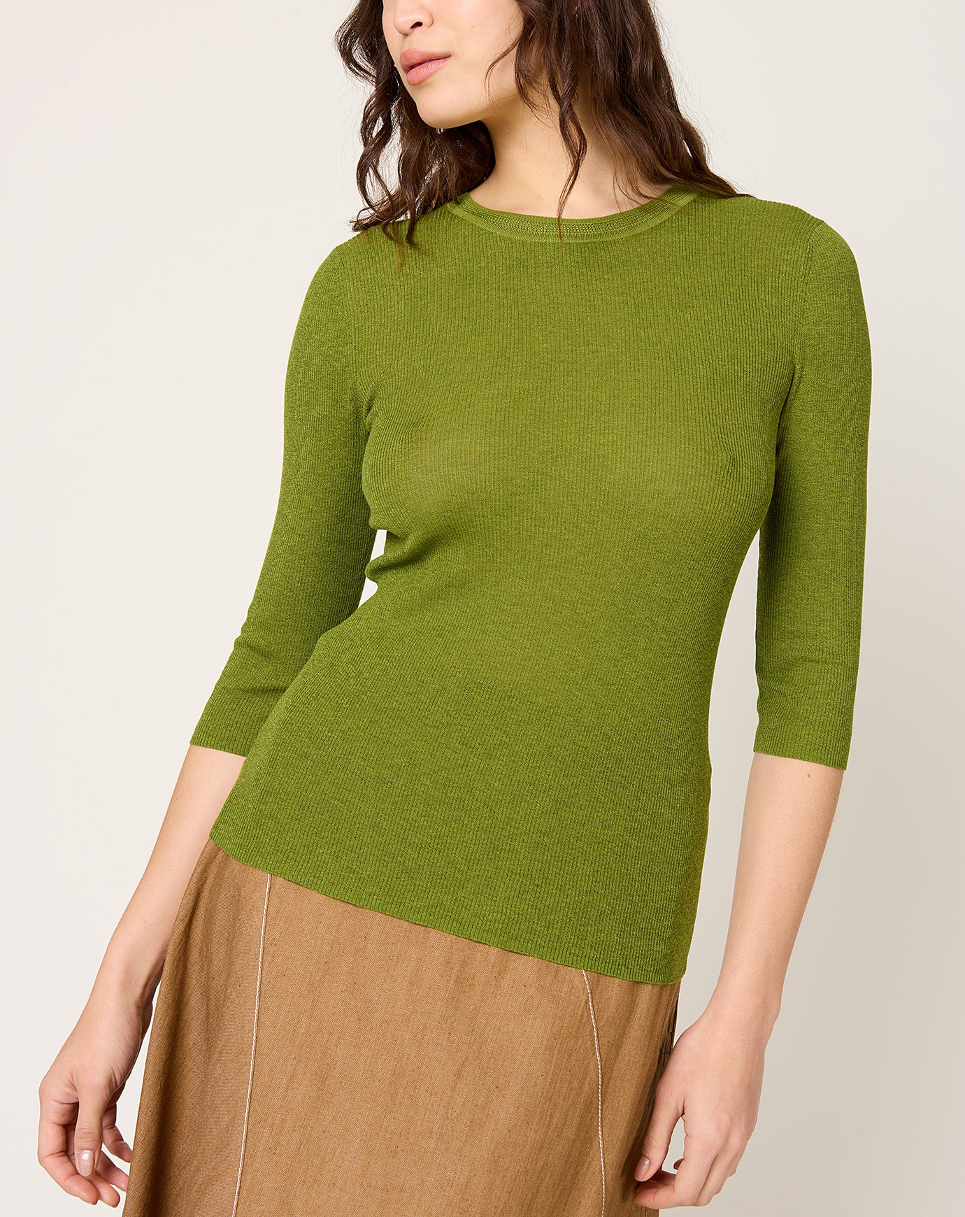 6397 Heirloom Elbow Tee in Asparagus