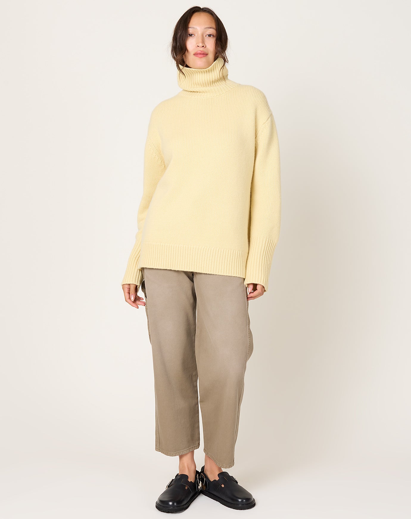 6397 High Neck L/S in Butter