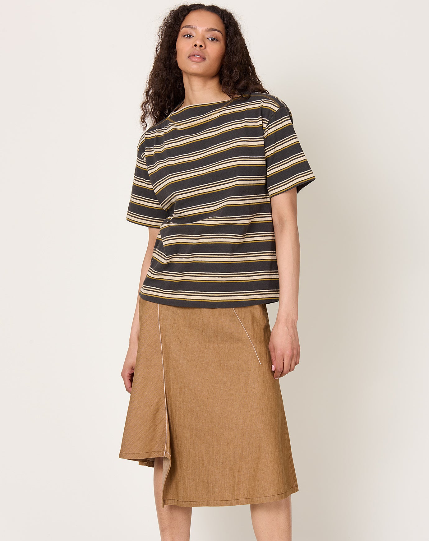6397 Mariner Tee in Army Stripe