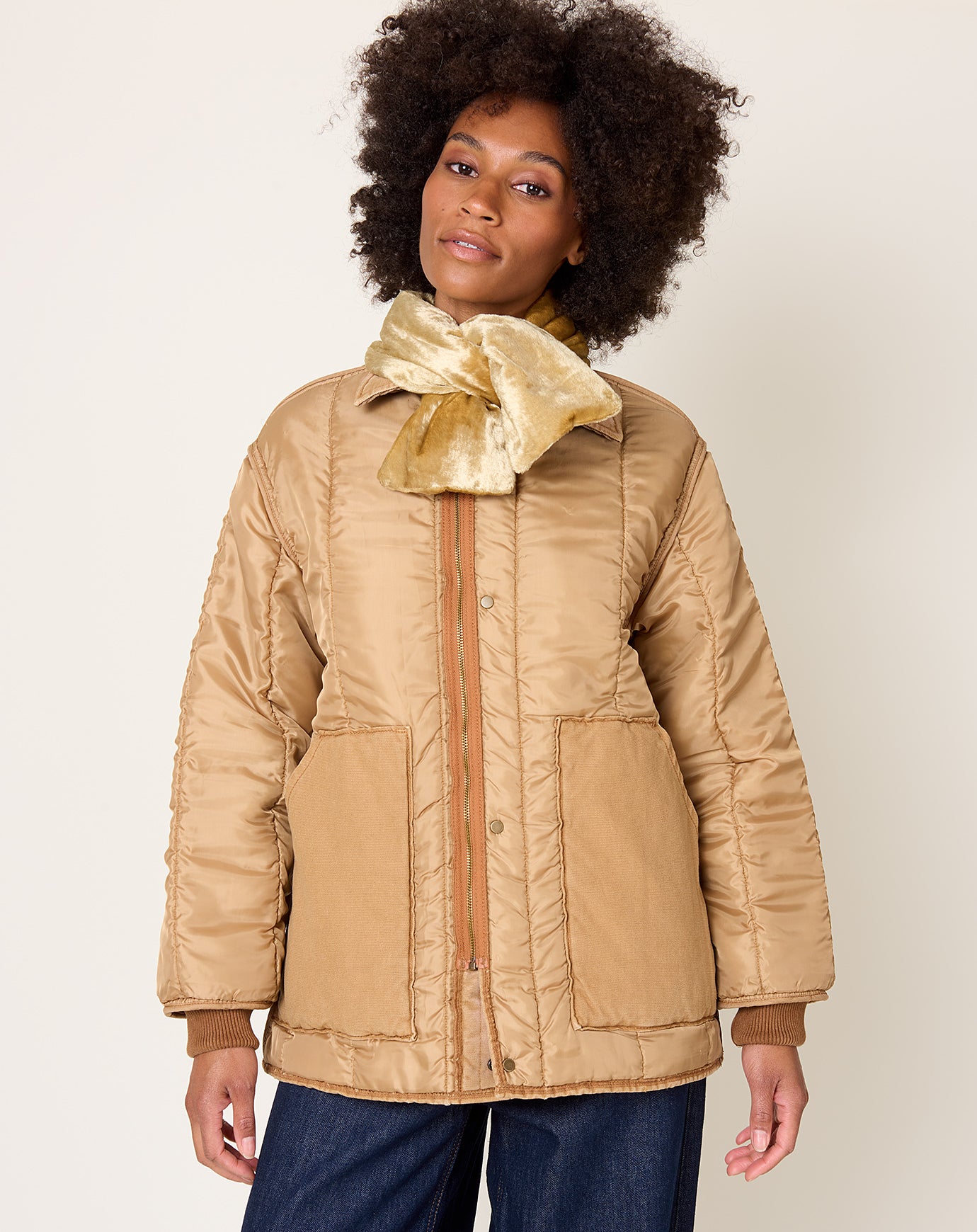 6397 Marker Scarf in Gold
