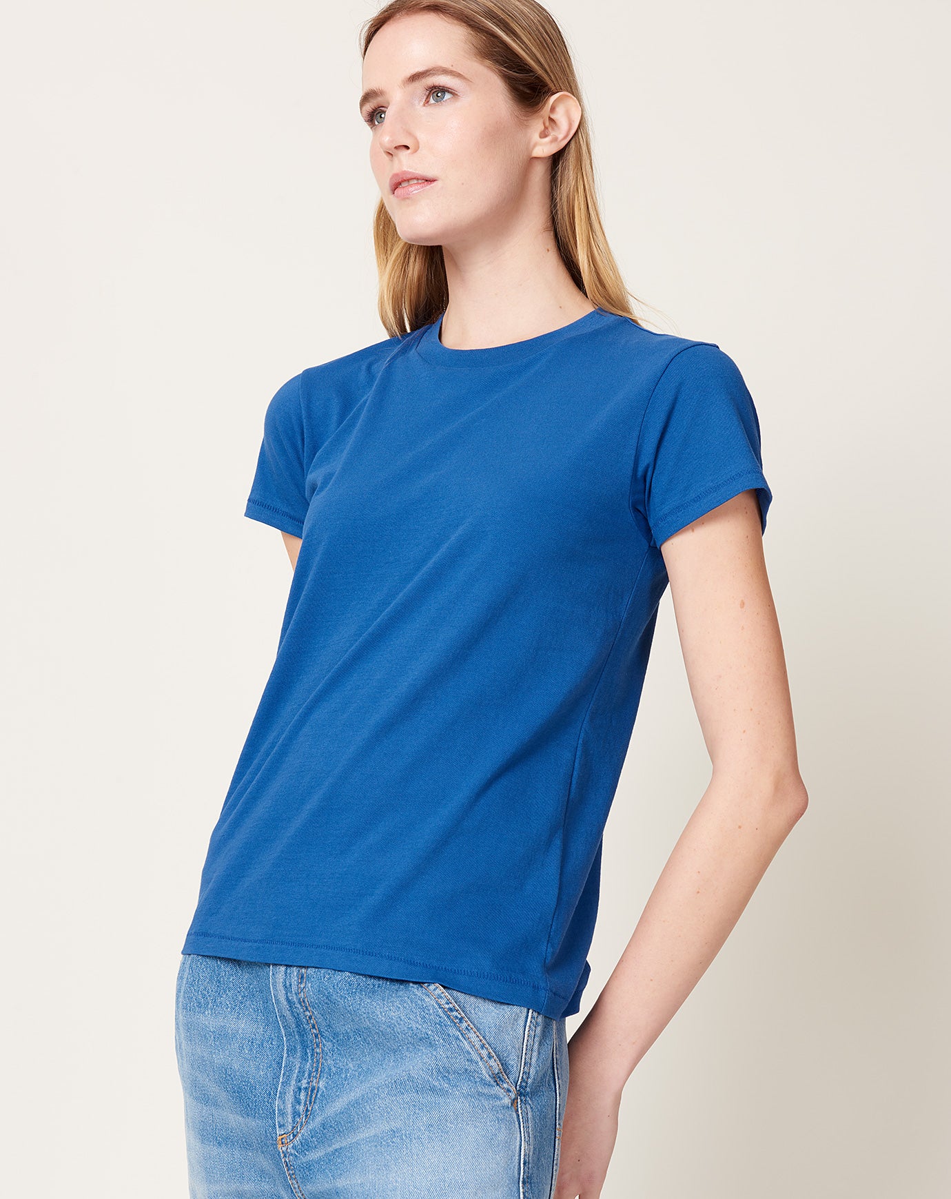 6397 Mini Boy T in Cobalt