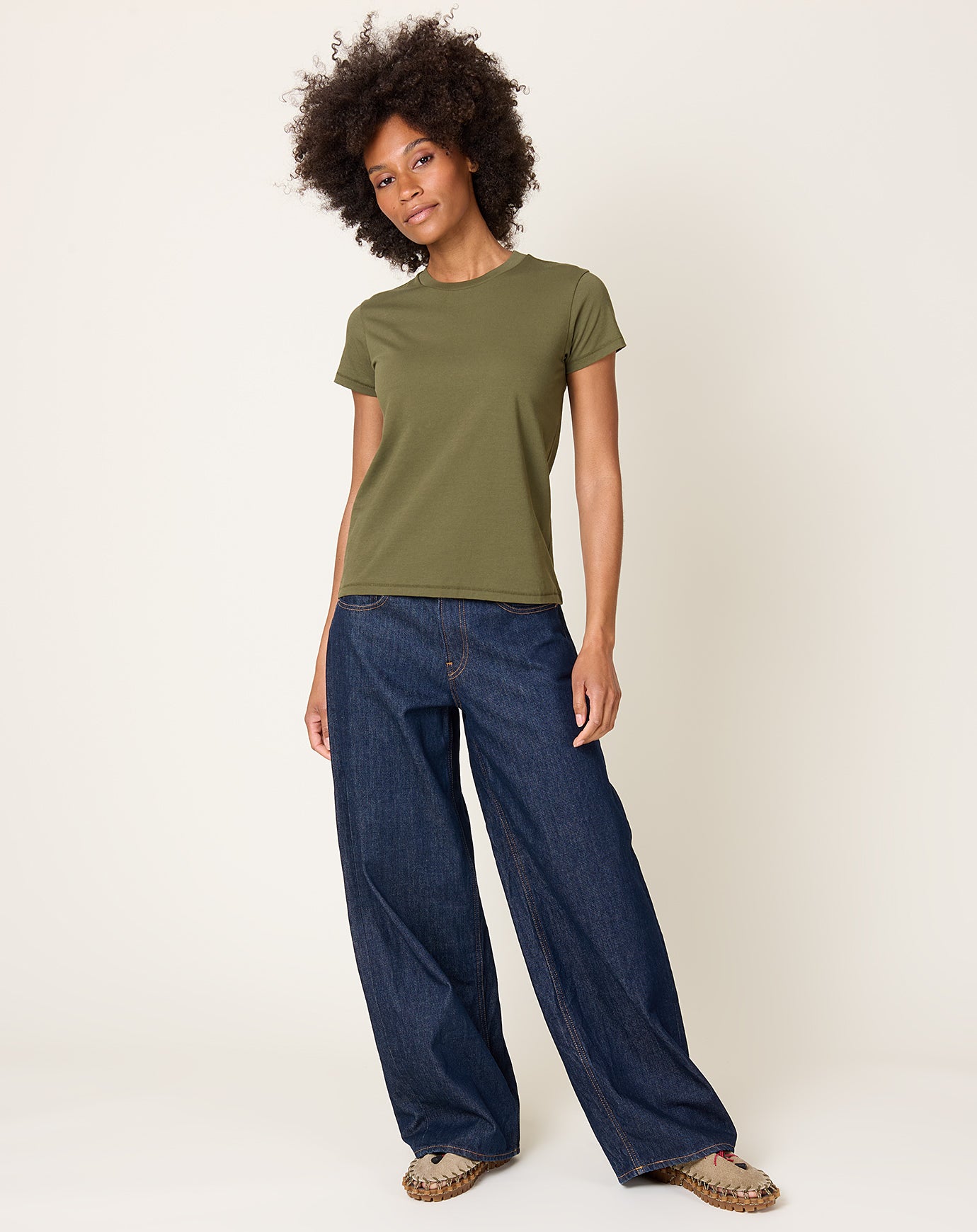 6397 Mini Boy T in Loden