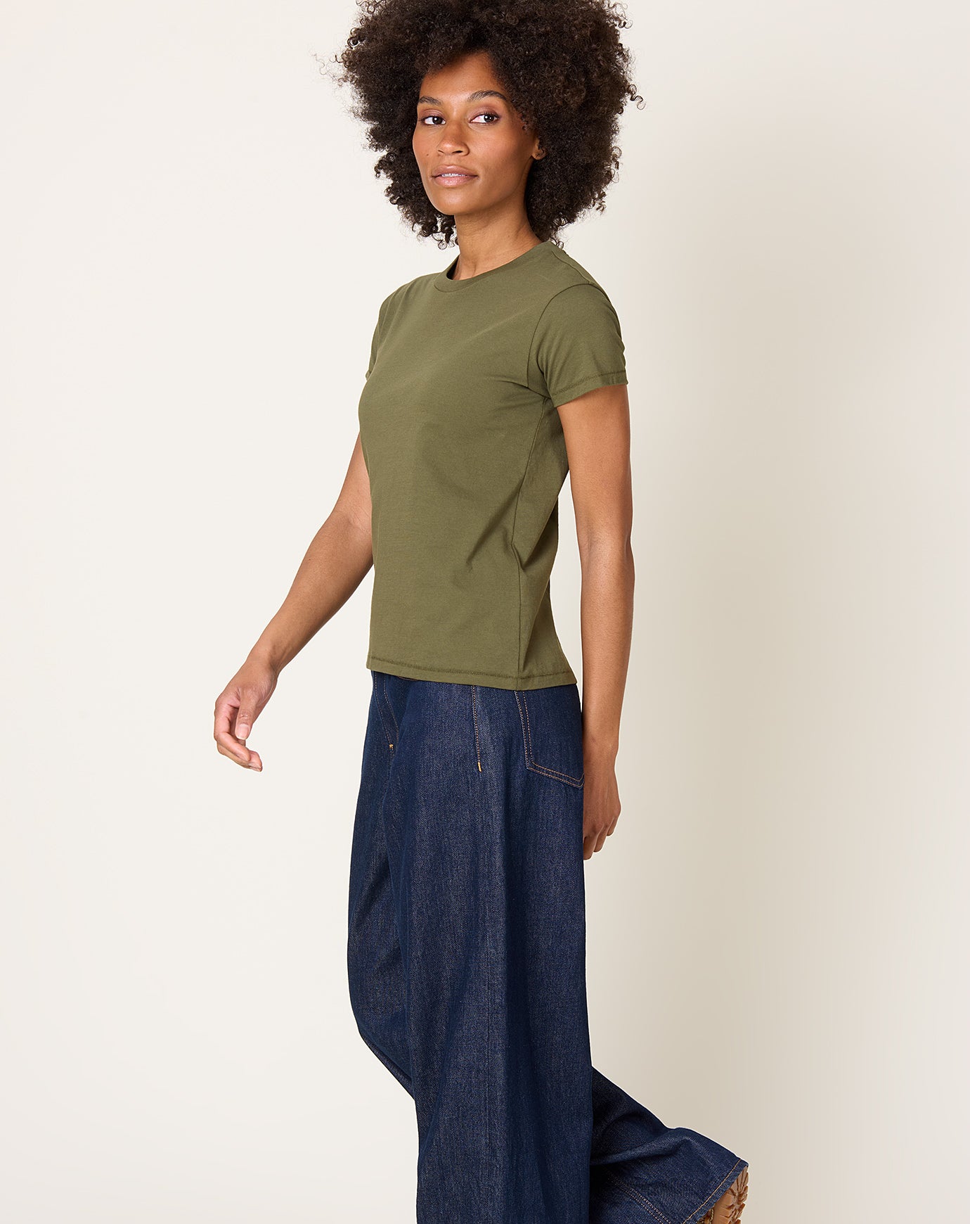 6397 Mini Boy T in Loden
