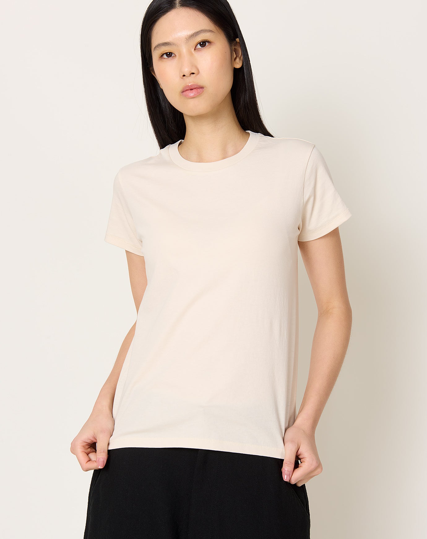 6397 Mini Boy T in Oat Milk