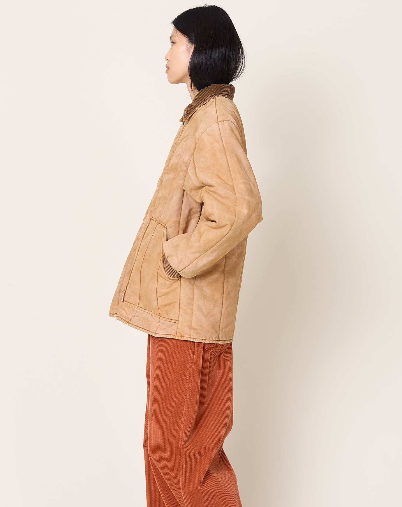 6397 Reversible Freezer Jacket in Red Oak