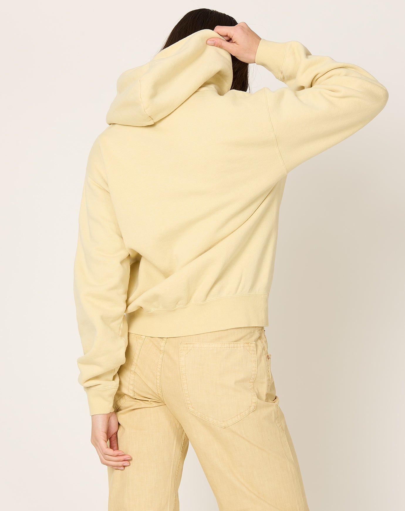 6397 Zip Up Hoodie in Blonde
