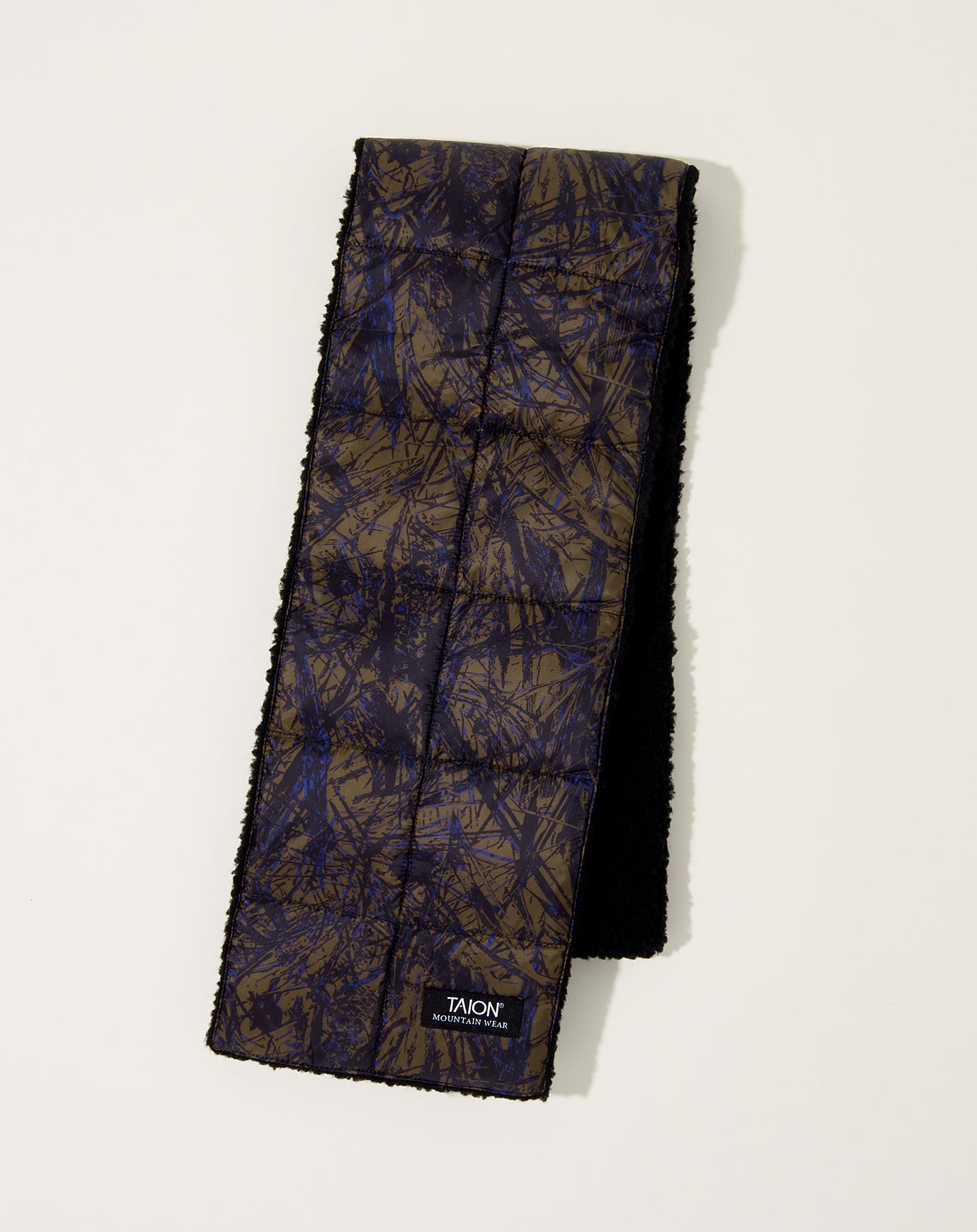 Taion Mountain Reversible Down X BOA Scarf in Brushed Meadows