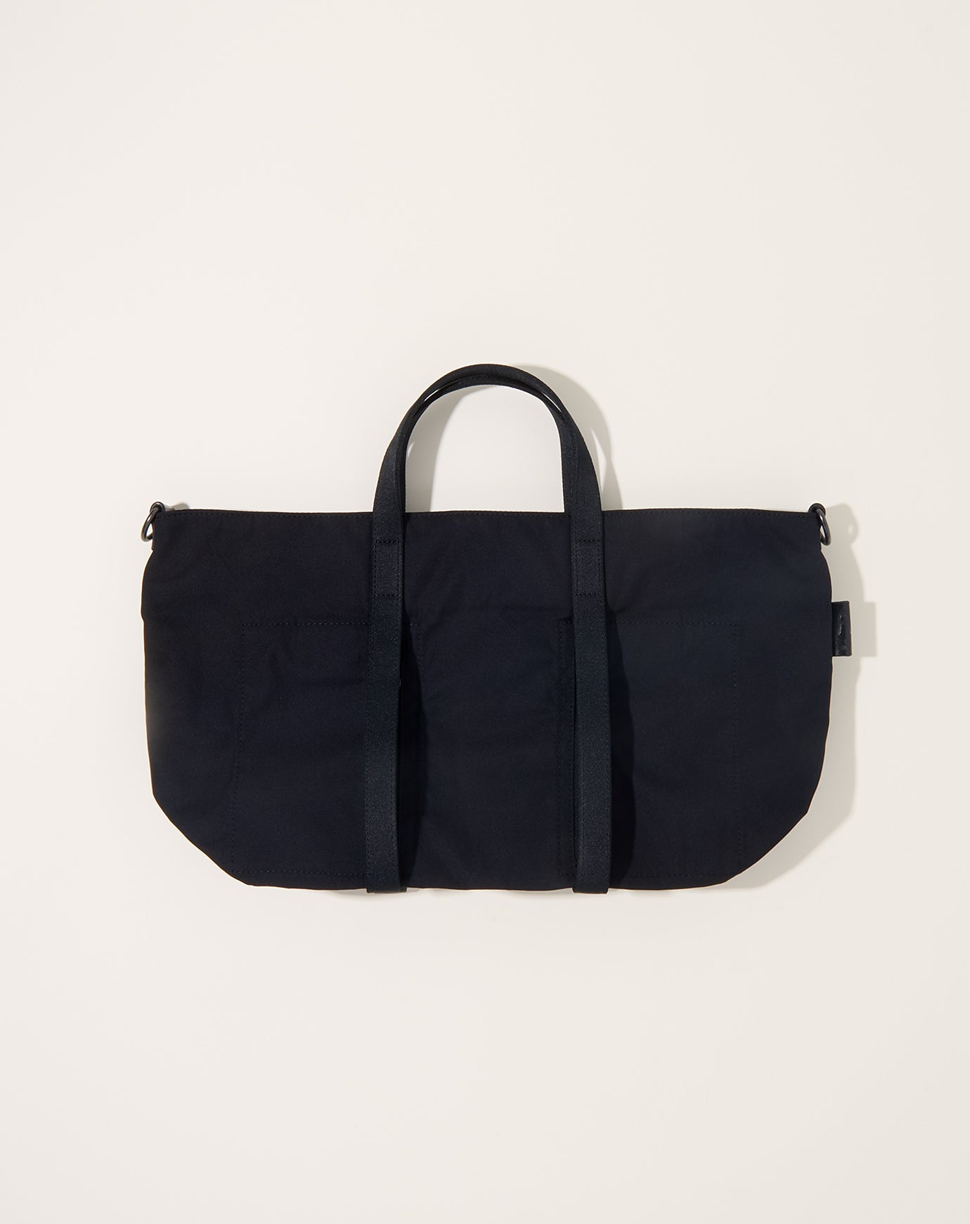 Amiacalva Gabardine 2-Way Shoulder Bag in Black