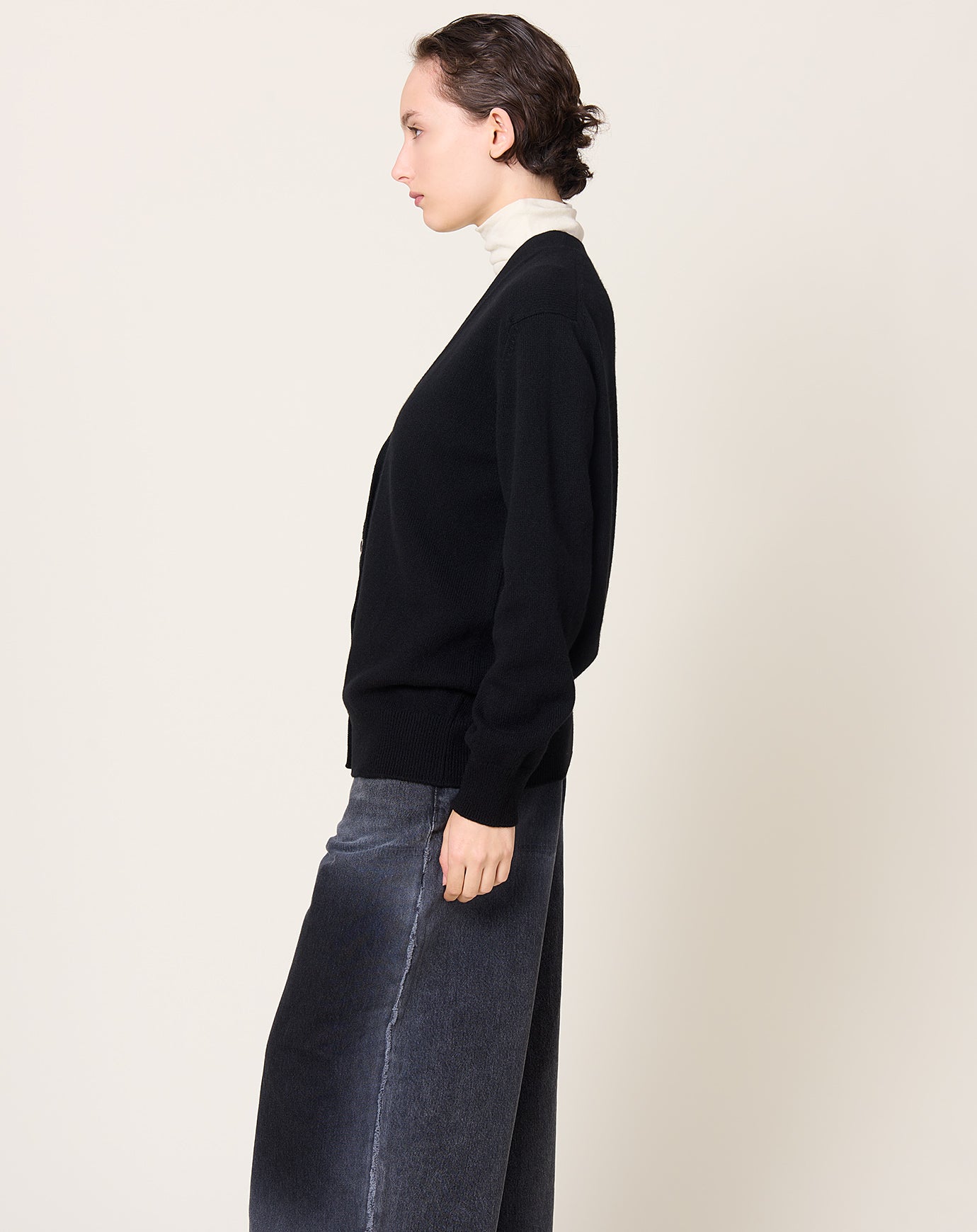 &Daughter Ava Cardigan in Black