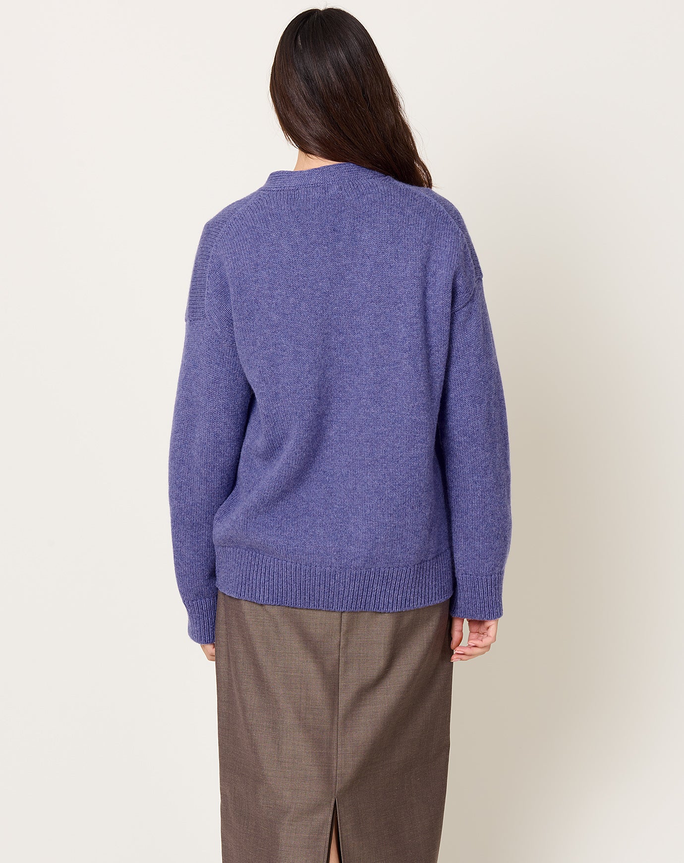 &Daughter Maura Cardigan in Heather