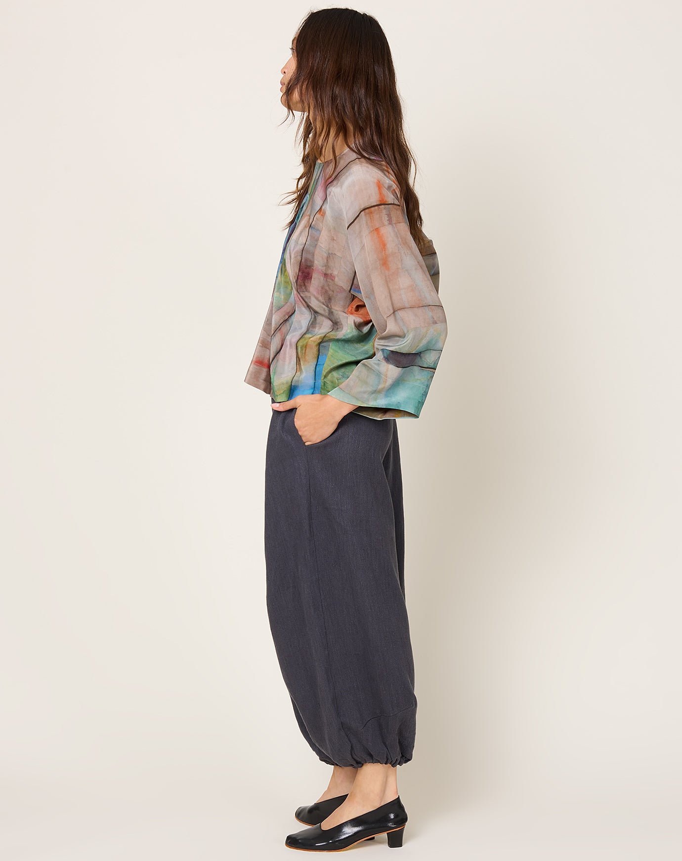 Anntian Pump Pant in Black