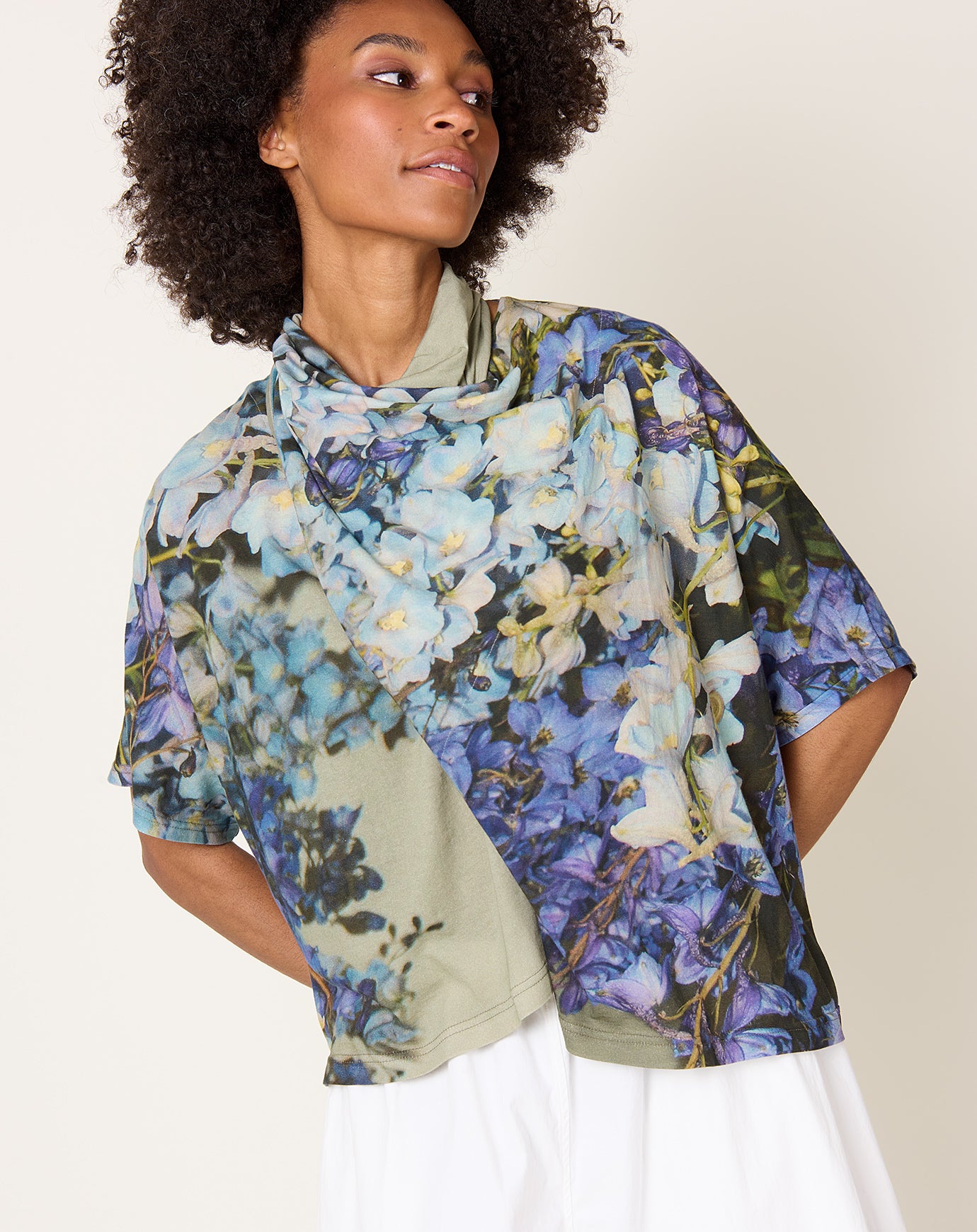 Anntian Peak Jersey Top in PRINT A