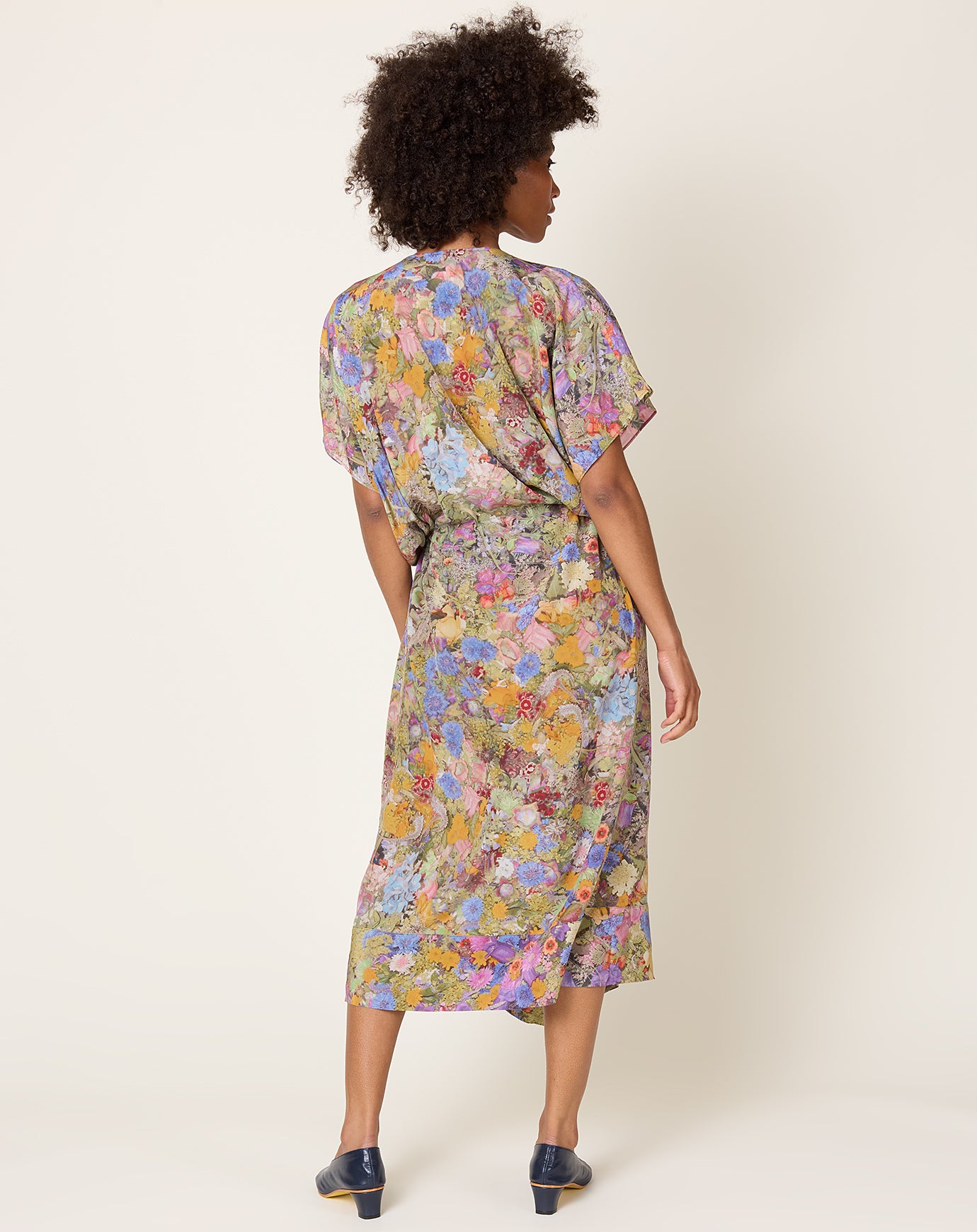 Anntian Silk Dress in PRINT G