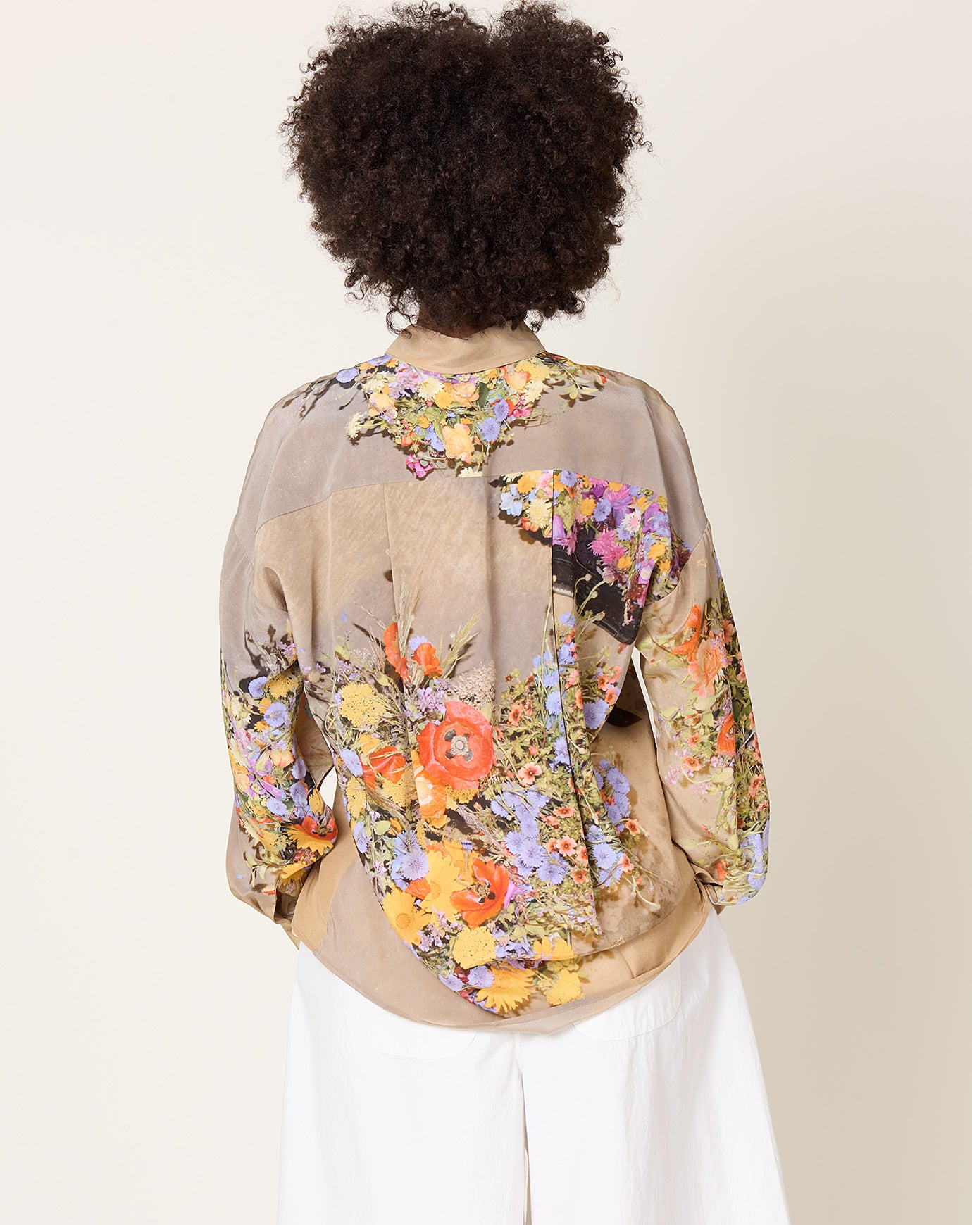 Anntian Silk Shirt in PRINT J