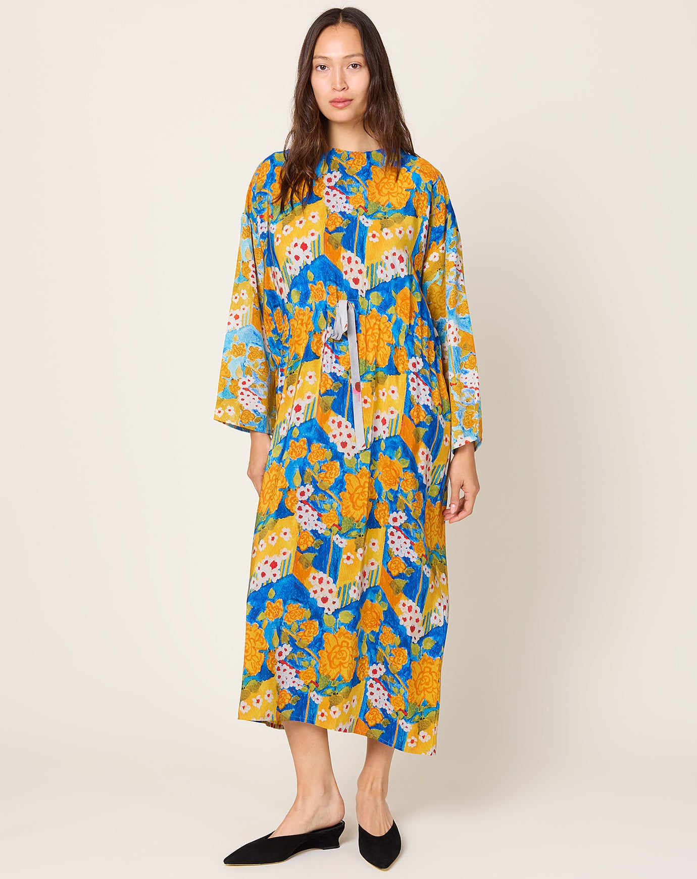 Anntian Simple Dress in PRINT B+C