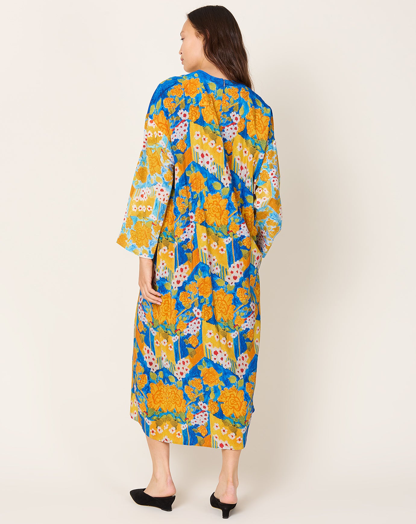 Anntian Simple Dress in PRINT B+C