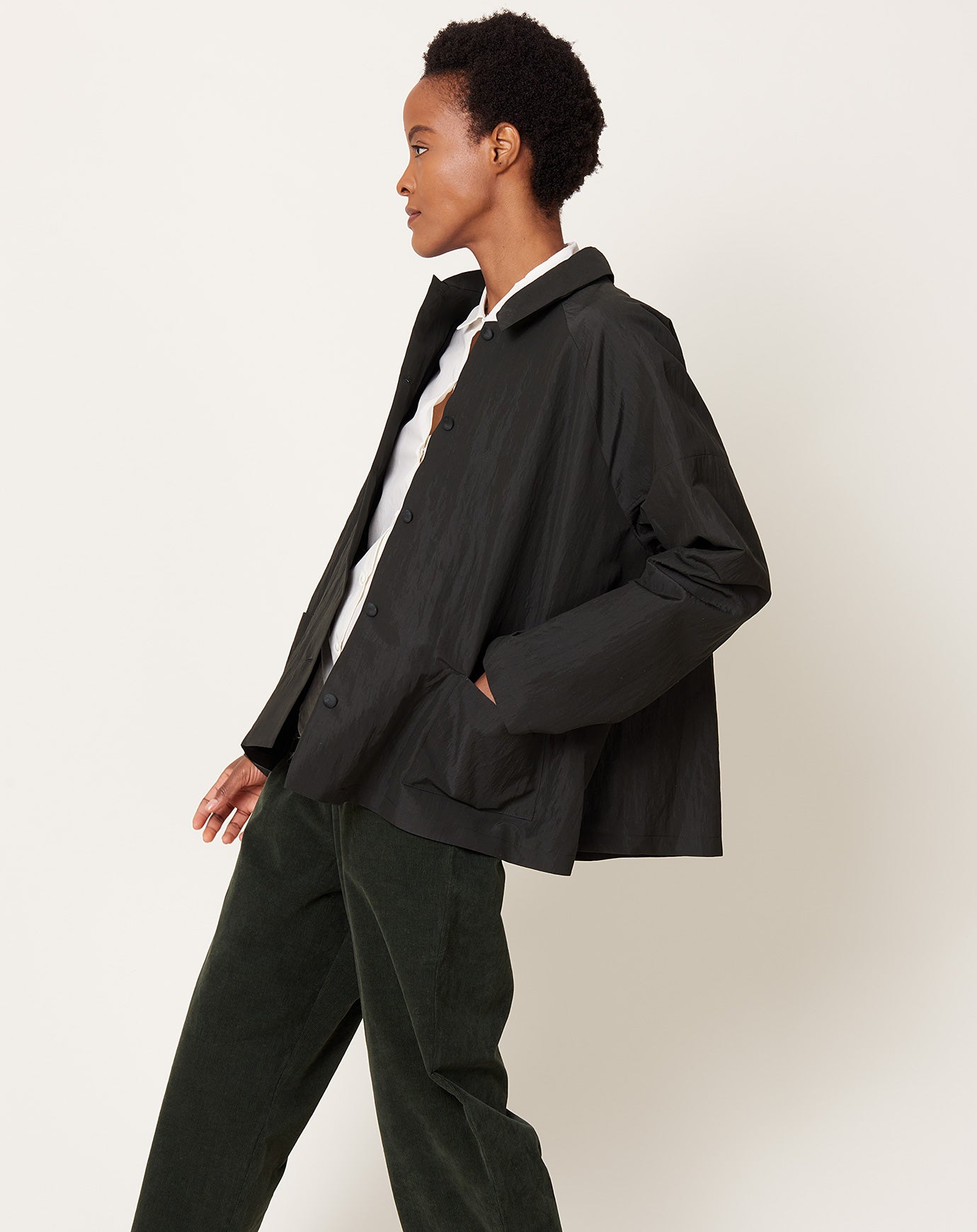 apuntob Technical Wool Jacket in Forest