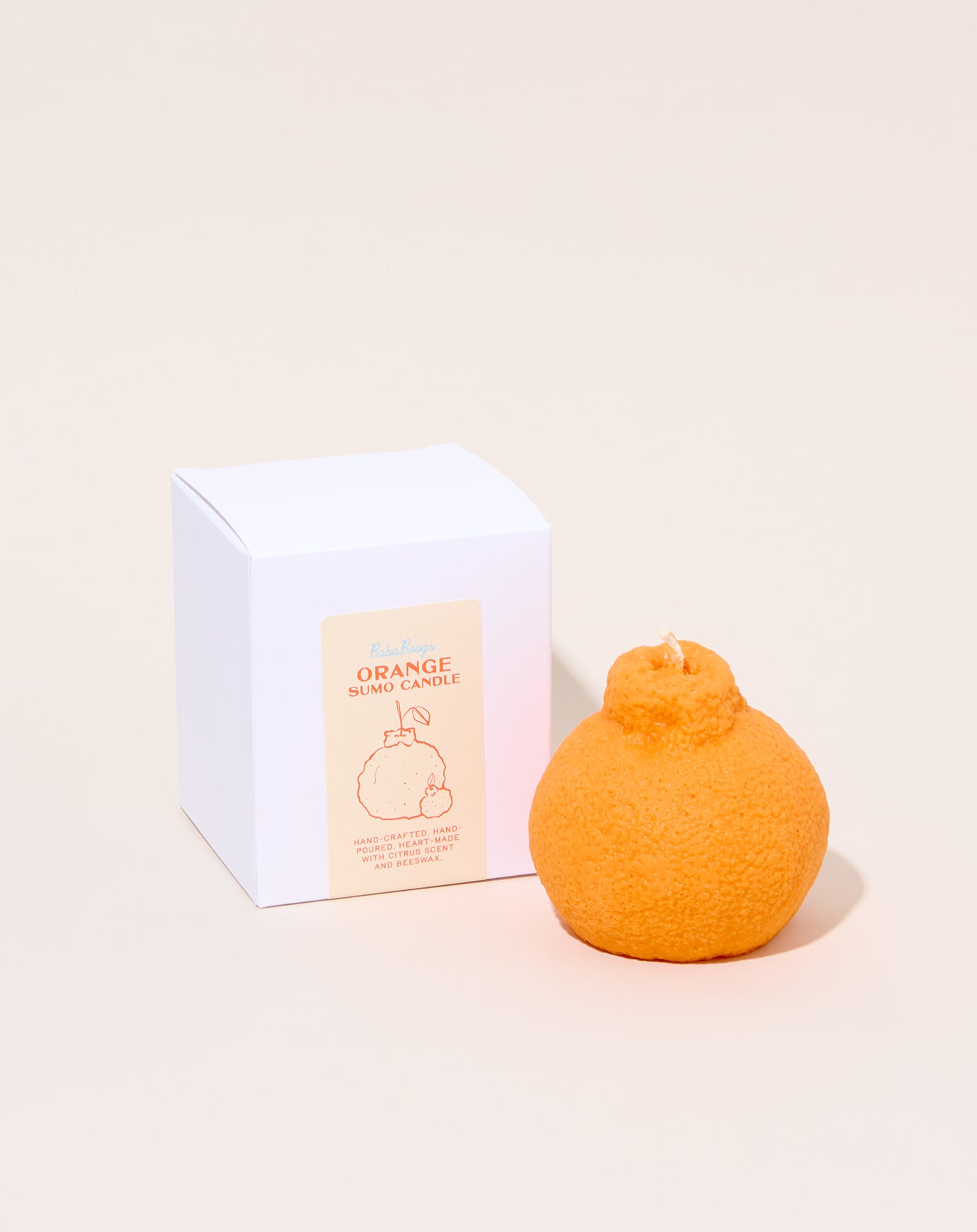 BabaBoogs Sumo Orange Candle