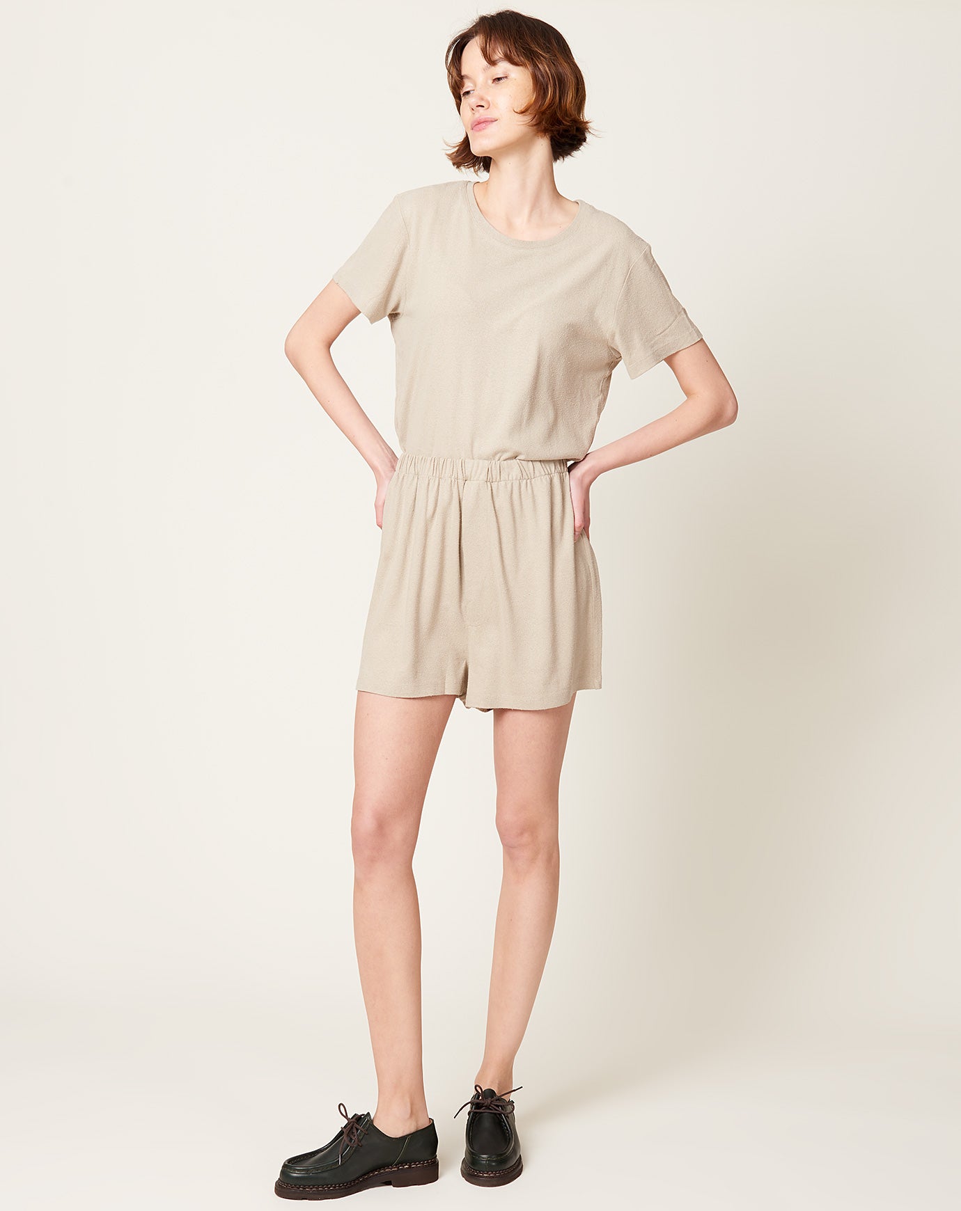 Baserange Domond Shorts in Acacia Brown